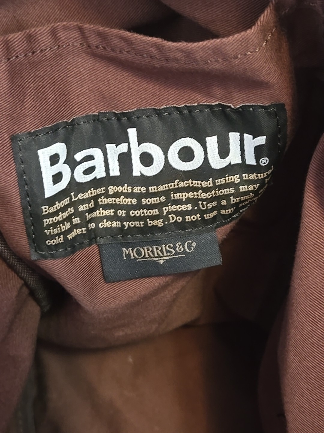 Barbour x William Morris Floral tote carryall Cotton Leather Shoulder l Bag