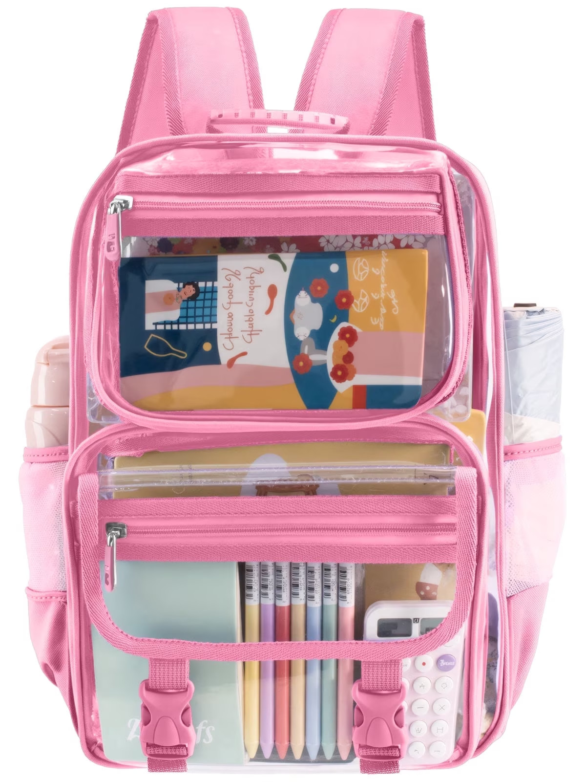 Clear Backpack School Backpacks Heavy Duty Large Transparent Backpacks for Stadi