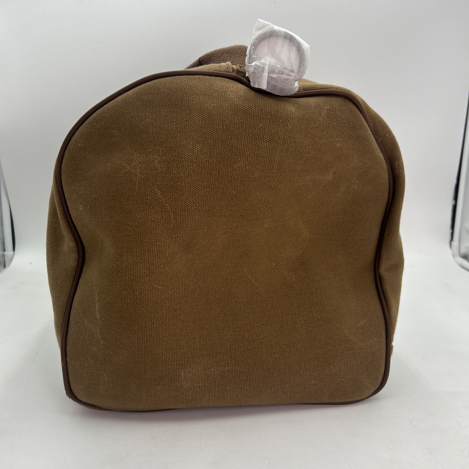 Notre Dame Heritage Gear Brown Duffle Bag Leather Accents