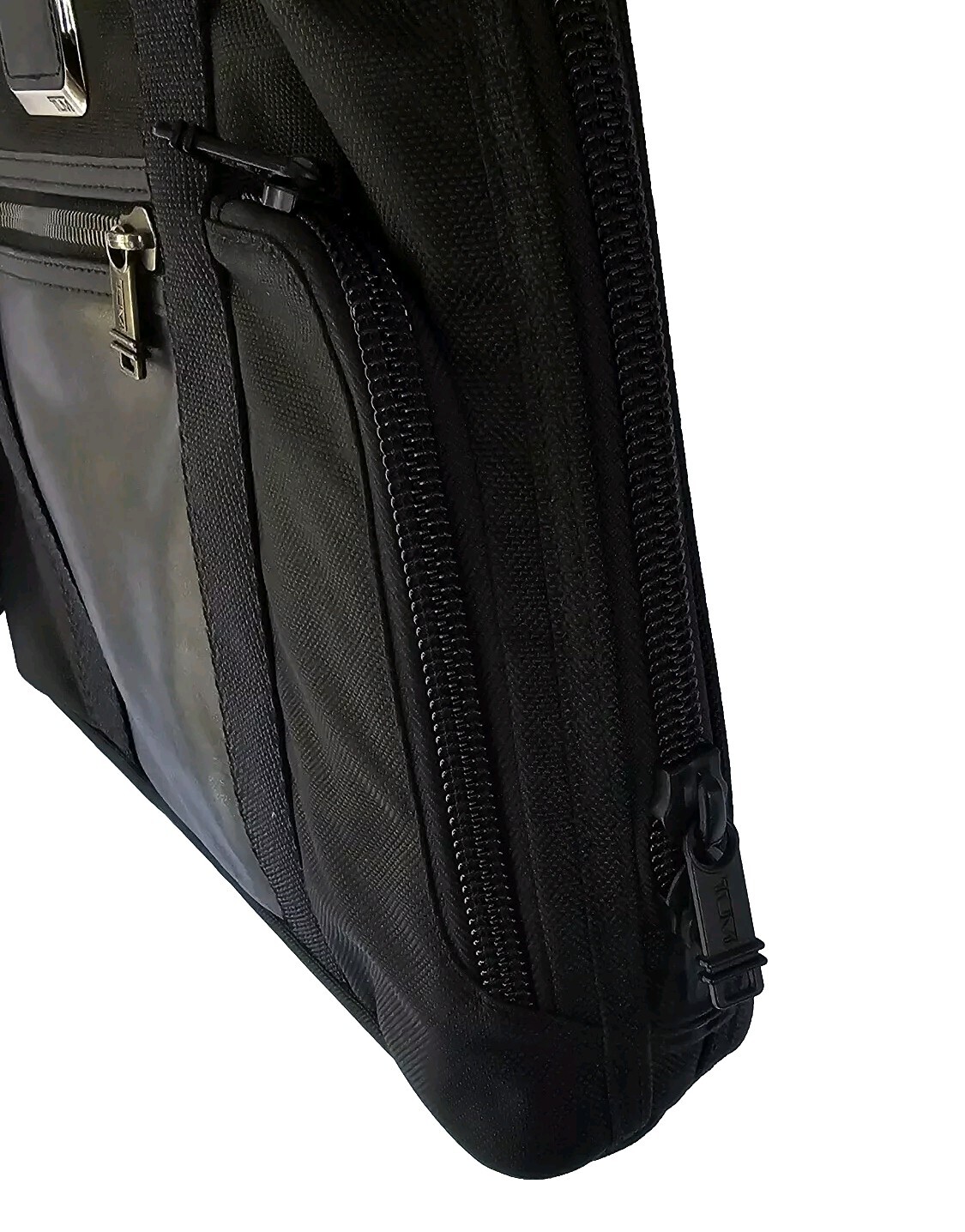 Tumi Alpha Bravo Ballistic Charleston Compact Briefcase Laptop Bag No Strap