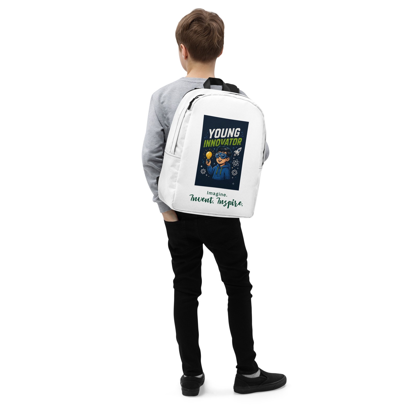 YOUNG INNOVATOR-Invent. Inspire – Minimalist Backpack