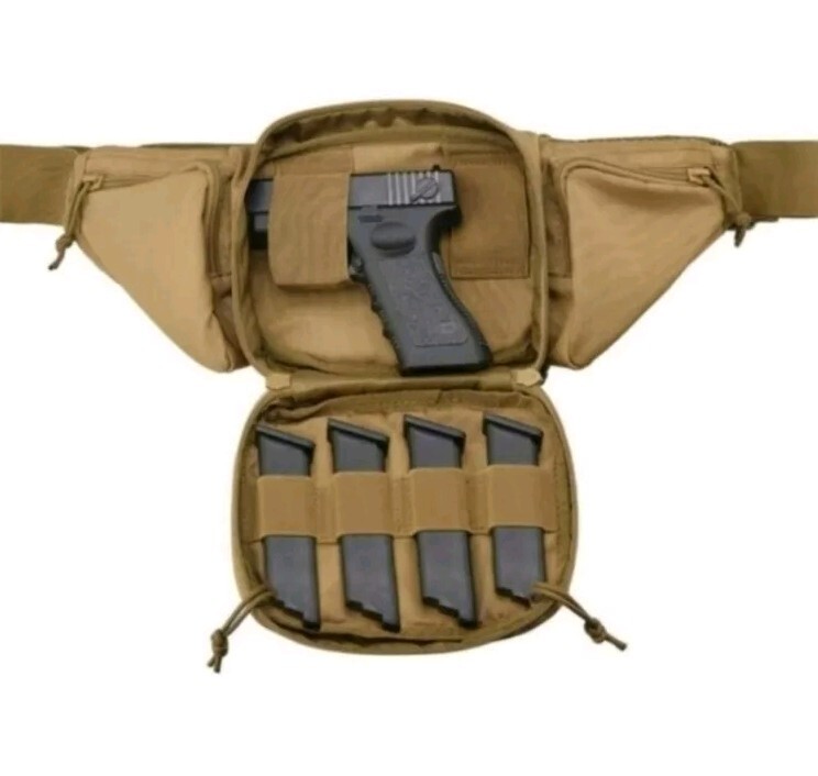 New Concealed Carry Tactical Fanny Pack One Size Fits Most. Khaki. From Military