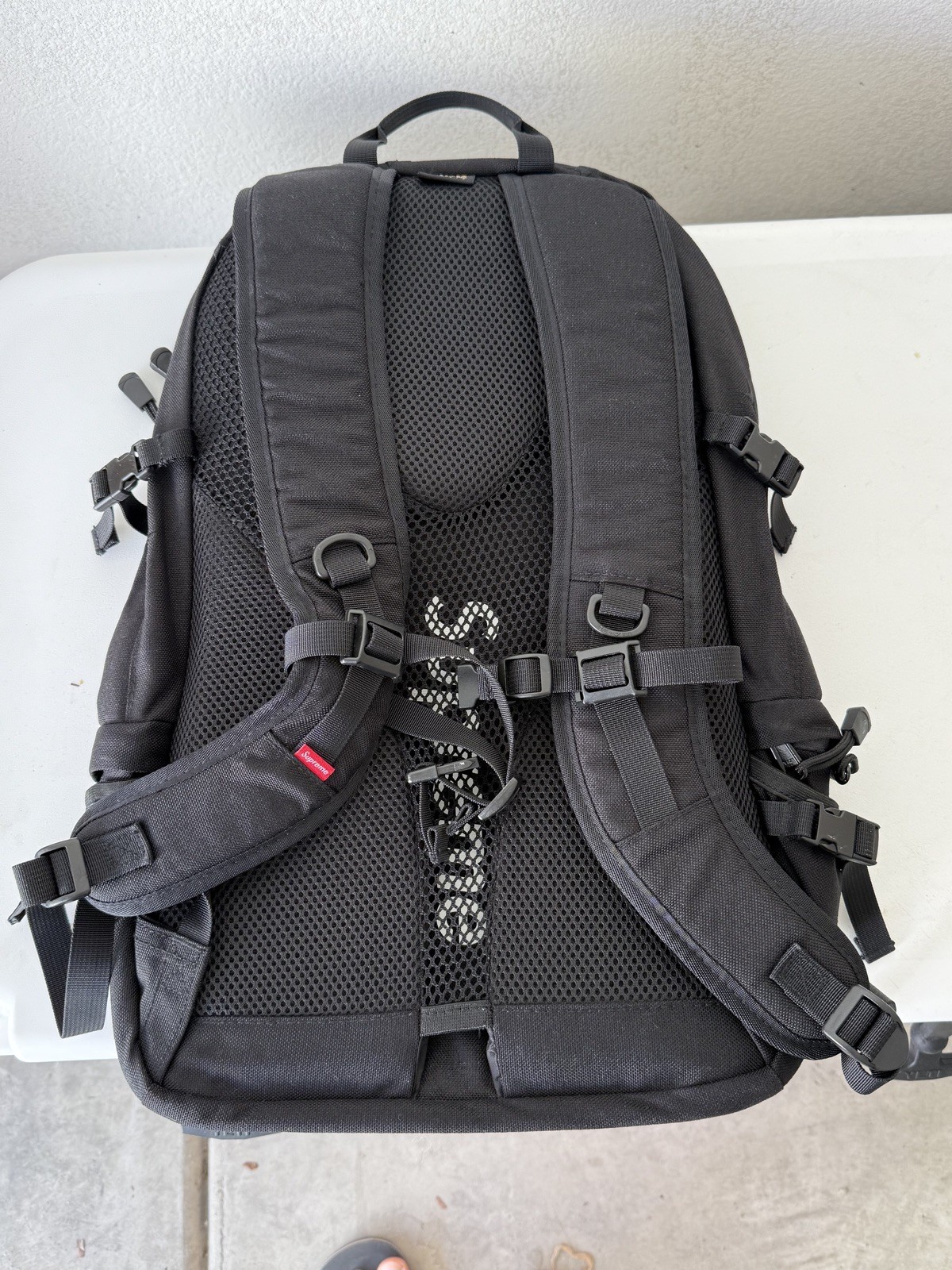 Supreme Backpack Stars Quest 35 Nylon Black. FW13 100% authentic preowned