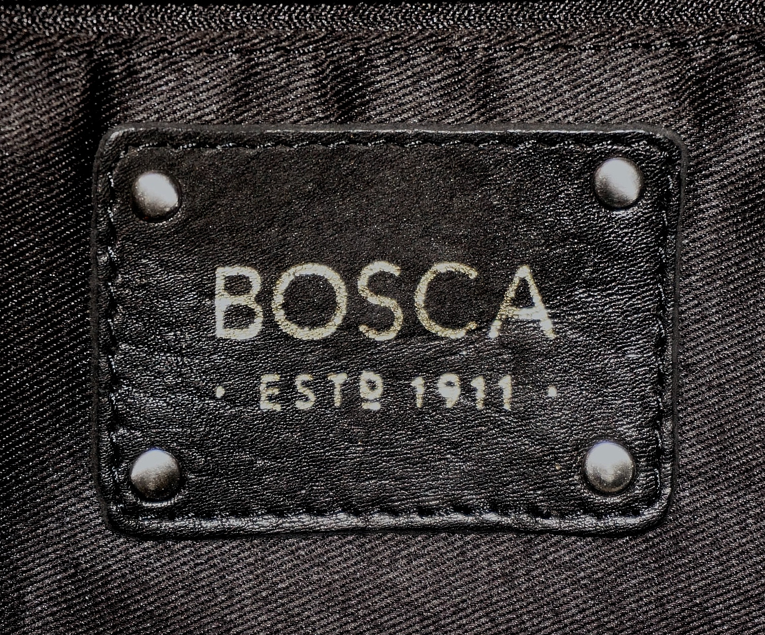 BOSCA Large Black Leather Attache’ Bag 11×15 *NO STRAP