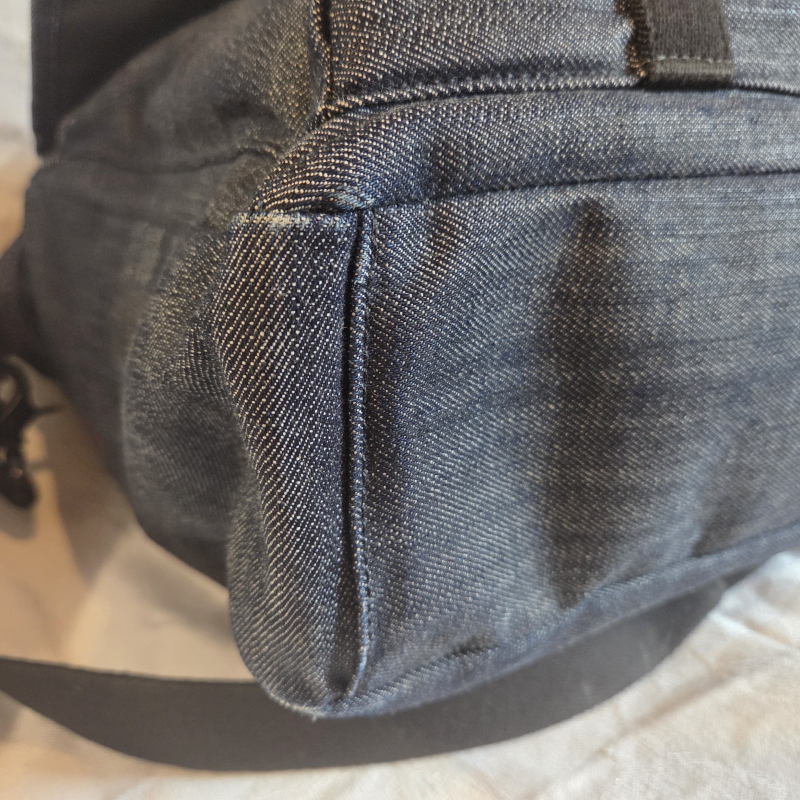 Tumi T Tech Blue Messenger Laptop Essentials Bag EUC