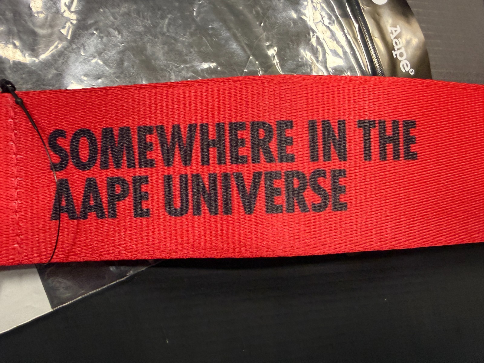 AAPE By A Bathing Ape BAPE Luggage Strap RED New in Bag w/tags