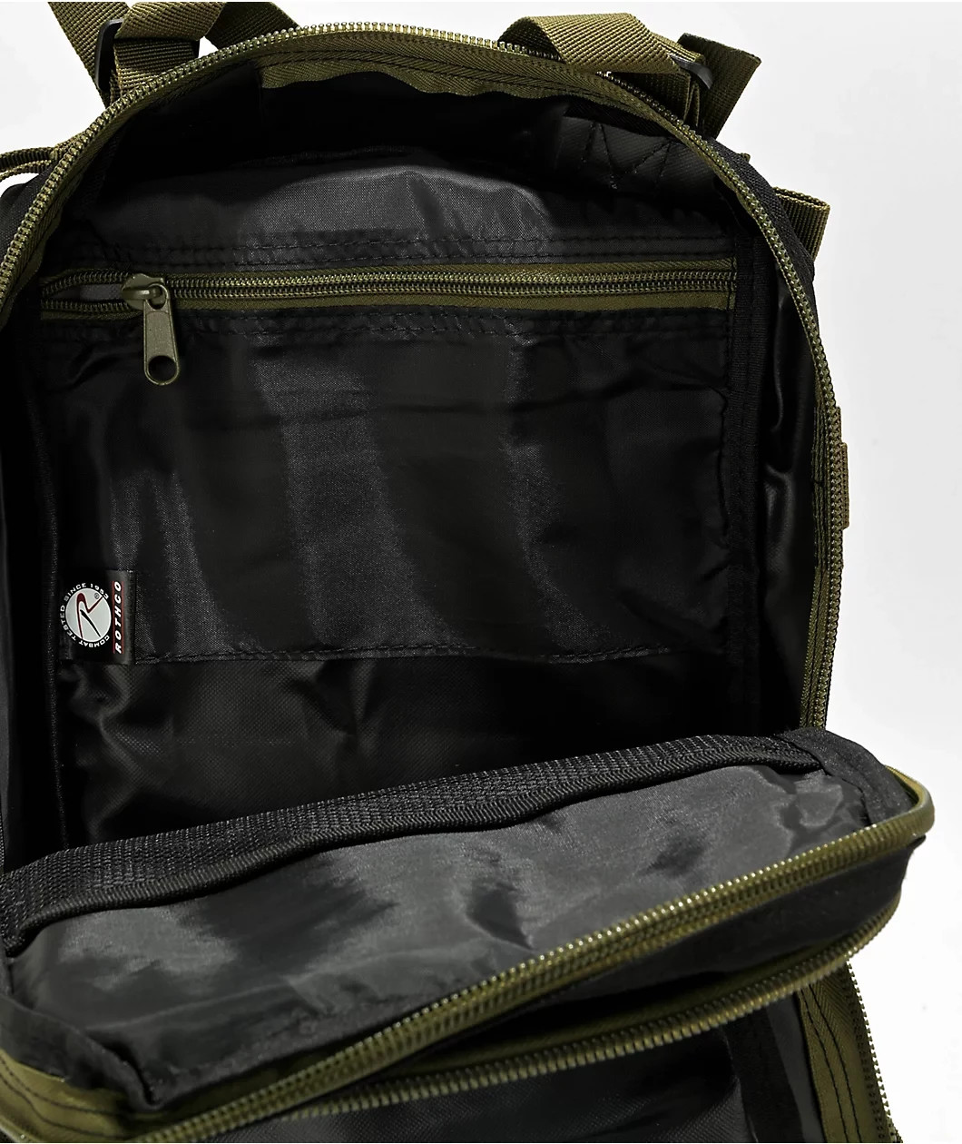 Rothco Medium Transport Black & Olive Drab Backpack (On Sale)