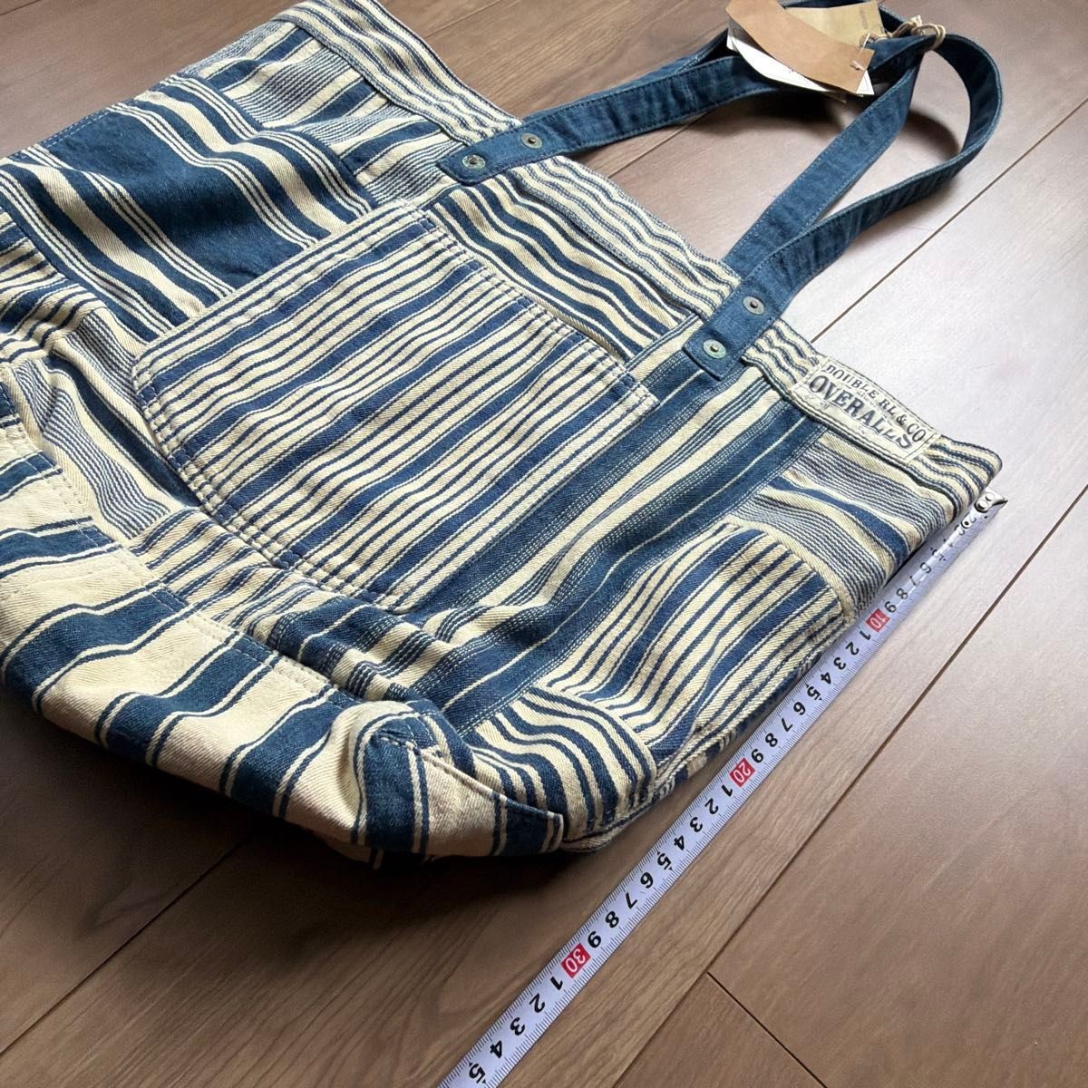 USED BAG RRL indigo patchwork tote bag Japan