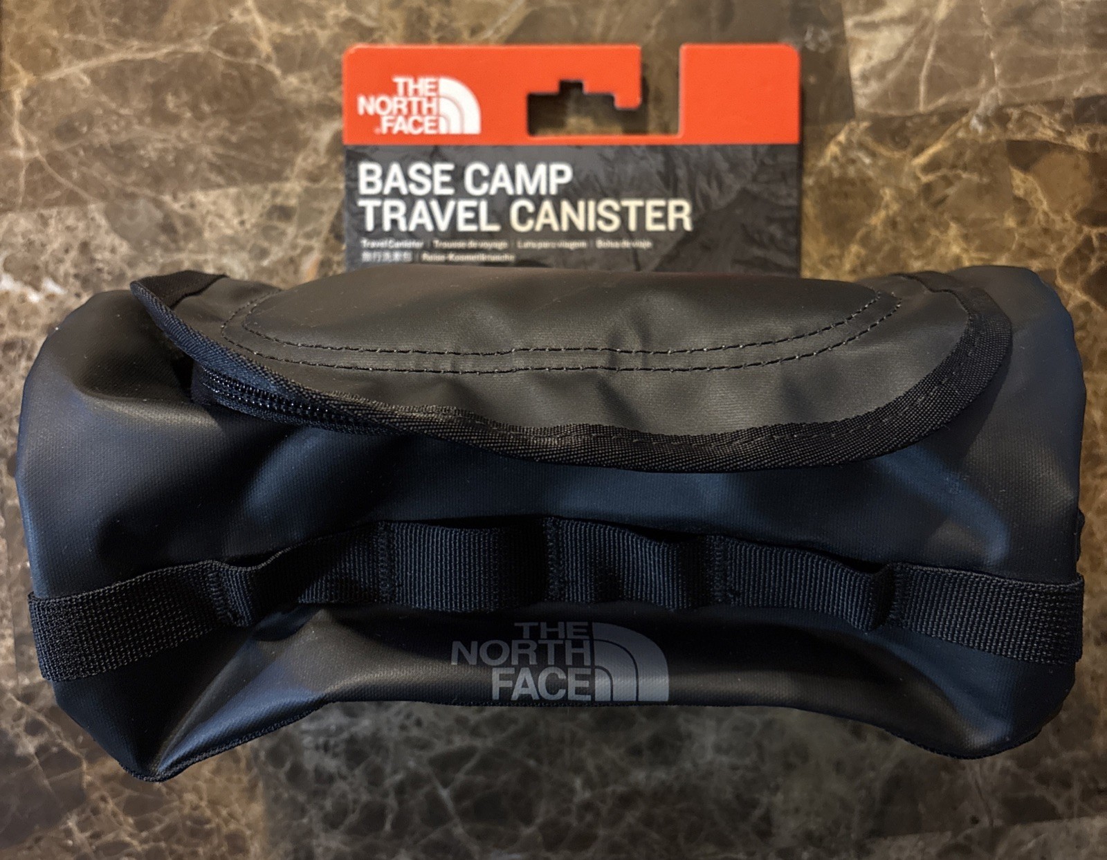The North Face Base Camp Travel Canister Black New with Tags + Removable Mirror