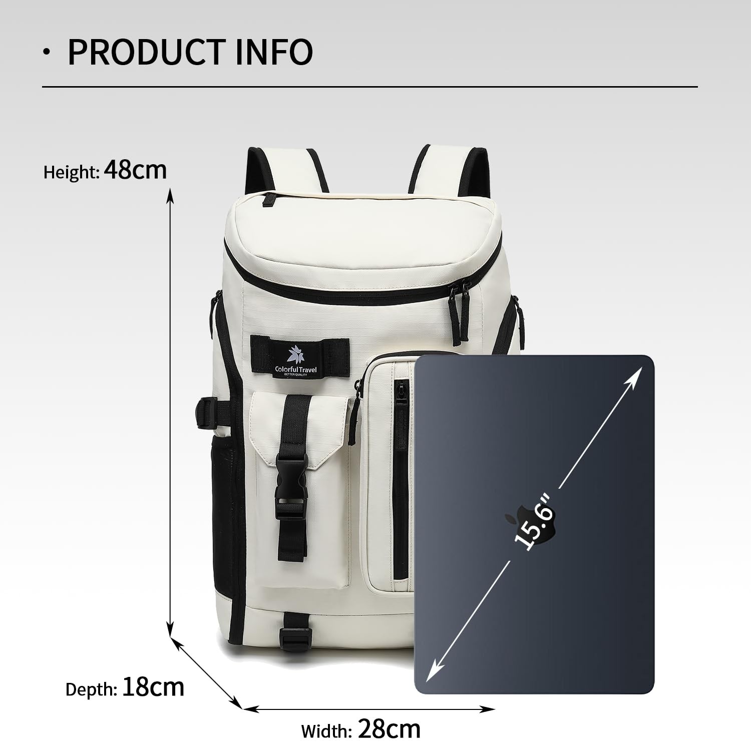Gym Duffle Tennis Bag Backpack 4-Way Waterproof Shoes Compartment Travel Sport