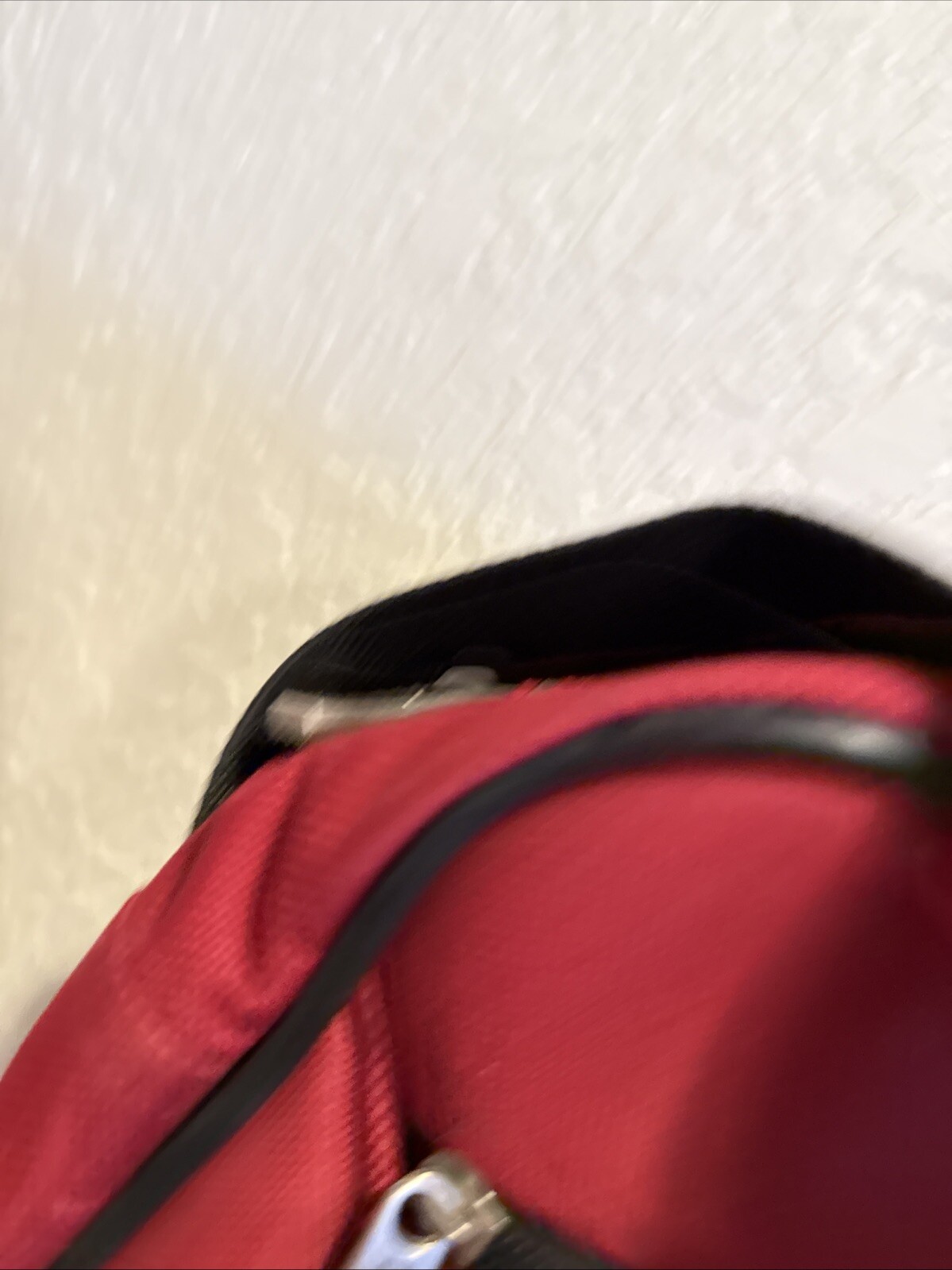 Protocol Messenger Bag Red 10in x 12in x 6in water resistant crossbody strap