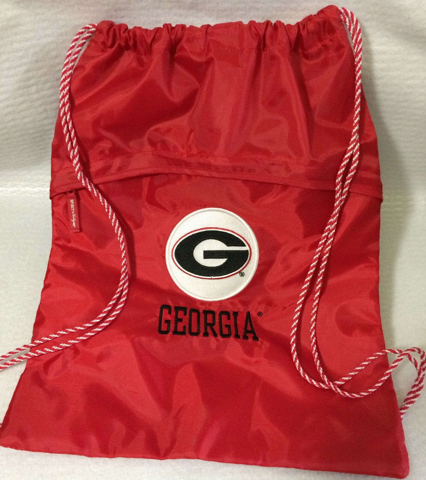 Thirty One UGA Georgia Drawstring Cinch Sack Bag Backpack Collegiate
