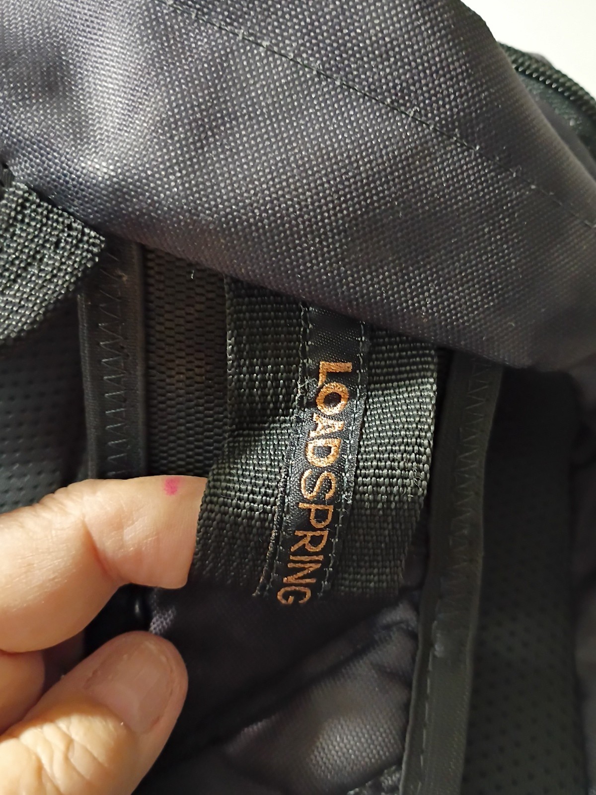 Black/Gray Adidas Load Spring Large Backpack-4 Exterior Pockets A-10