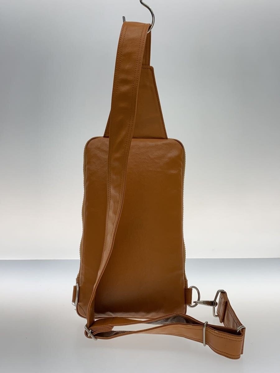 PORTER FREE STYLE SLING SHOULDER BAG Shoulder Bag Leather Camel Solid