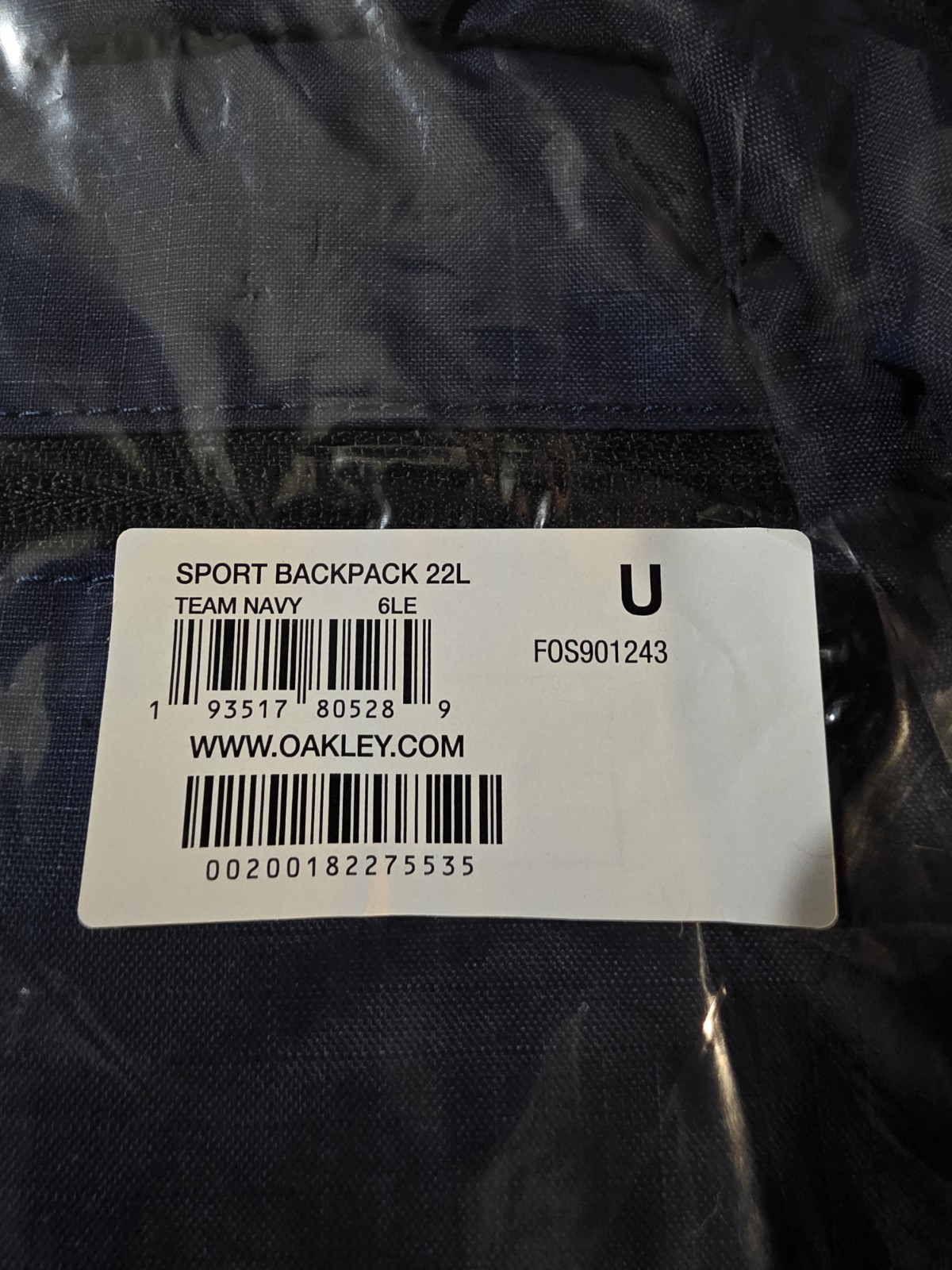 Oakley 22L Sport Backpack School Travel Gym Computer BAG Water Repellent
