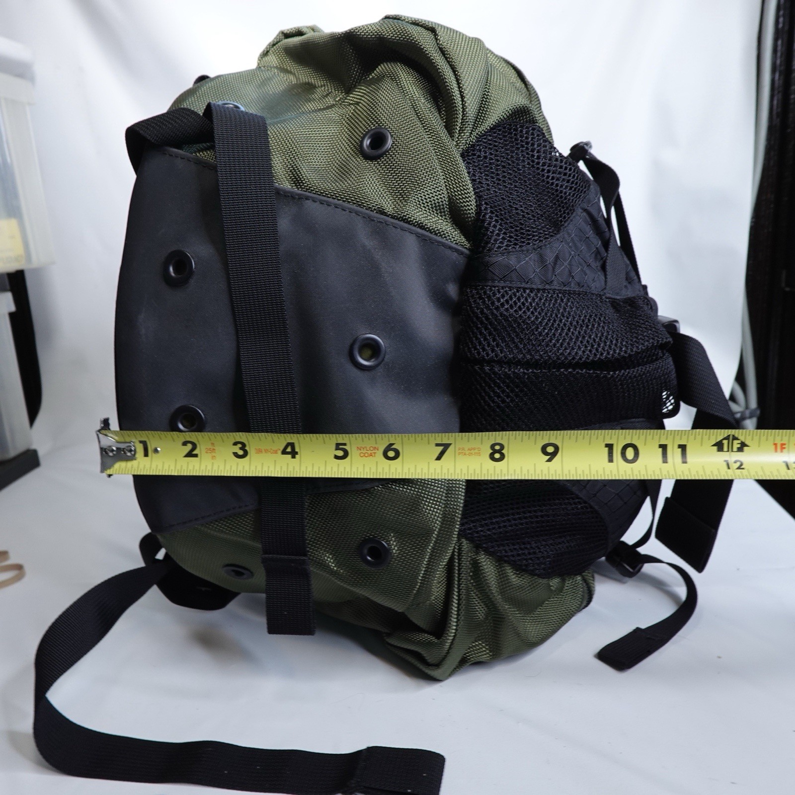 Vintage Y2K Oakley Icon Backpack Olive Green Black Tactical