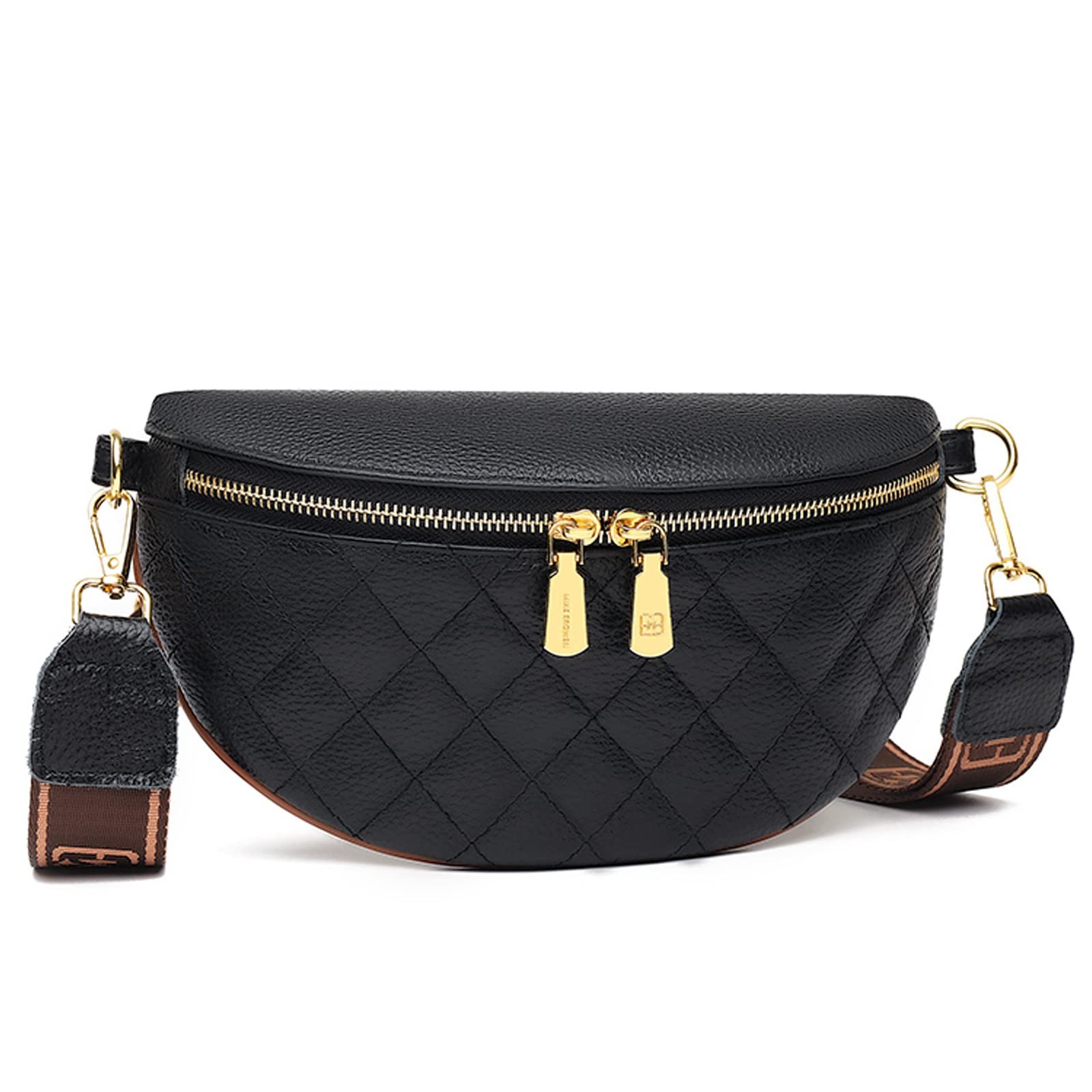 Eslcorri Fashion Waist Packs for Women – 9.4 x 3.5 x 5.9 inches, 090 Black