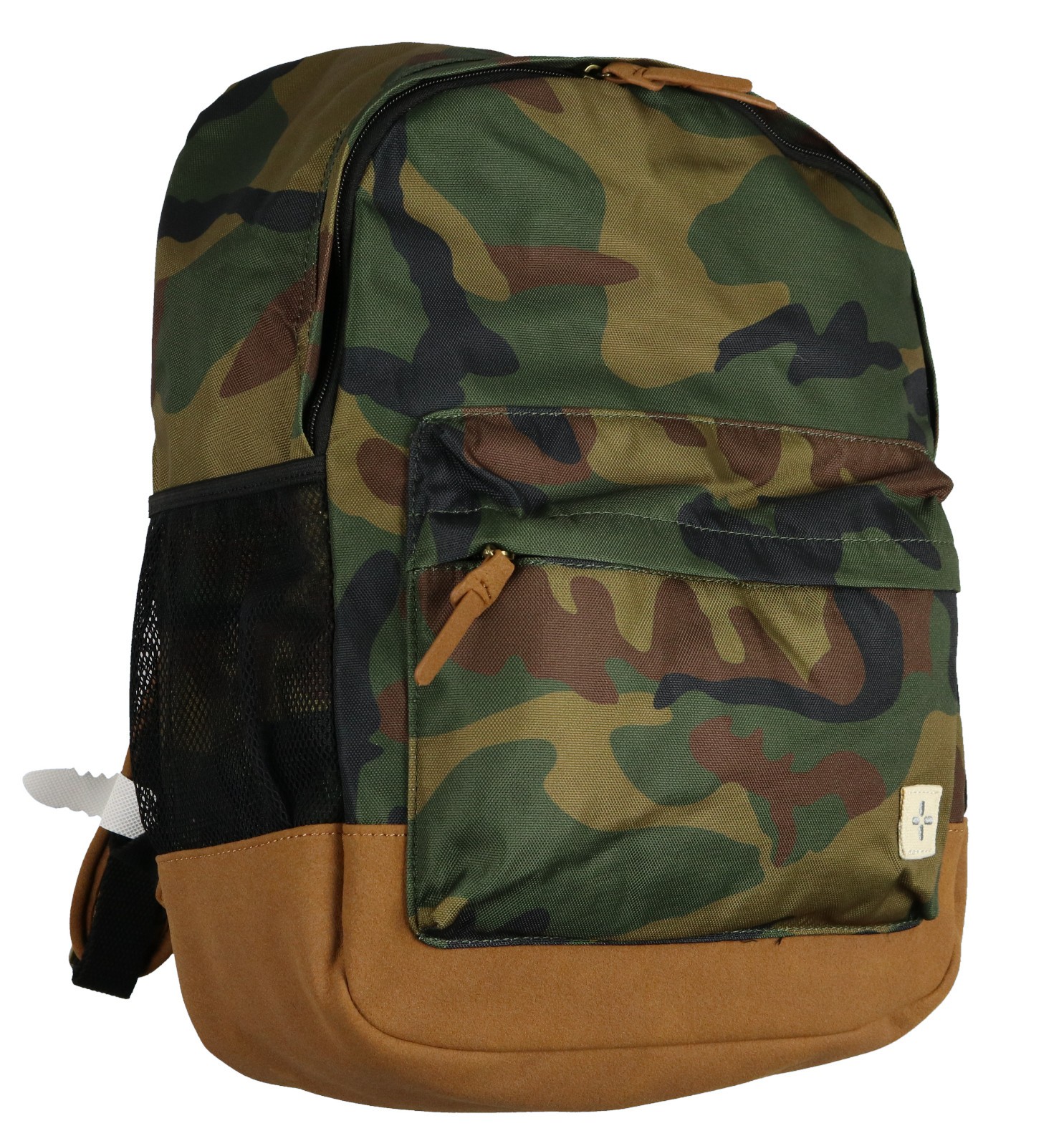 SUN STONE Riley Camo Backpack One Size Green Brown Black