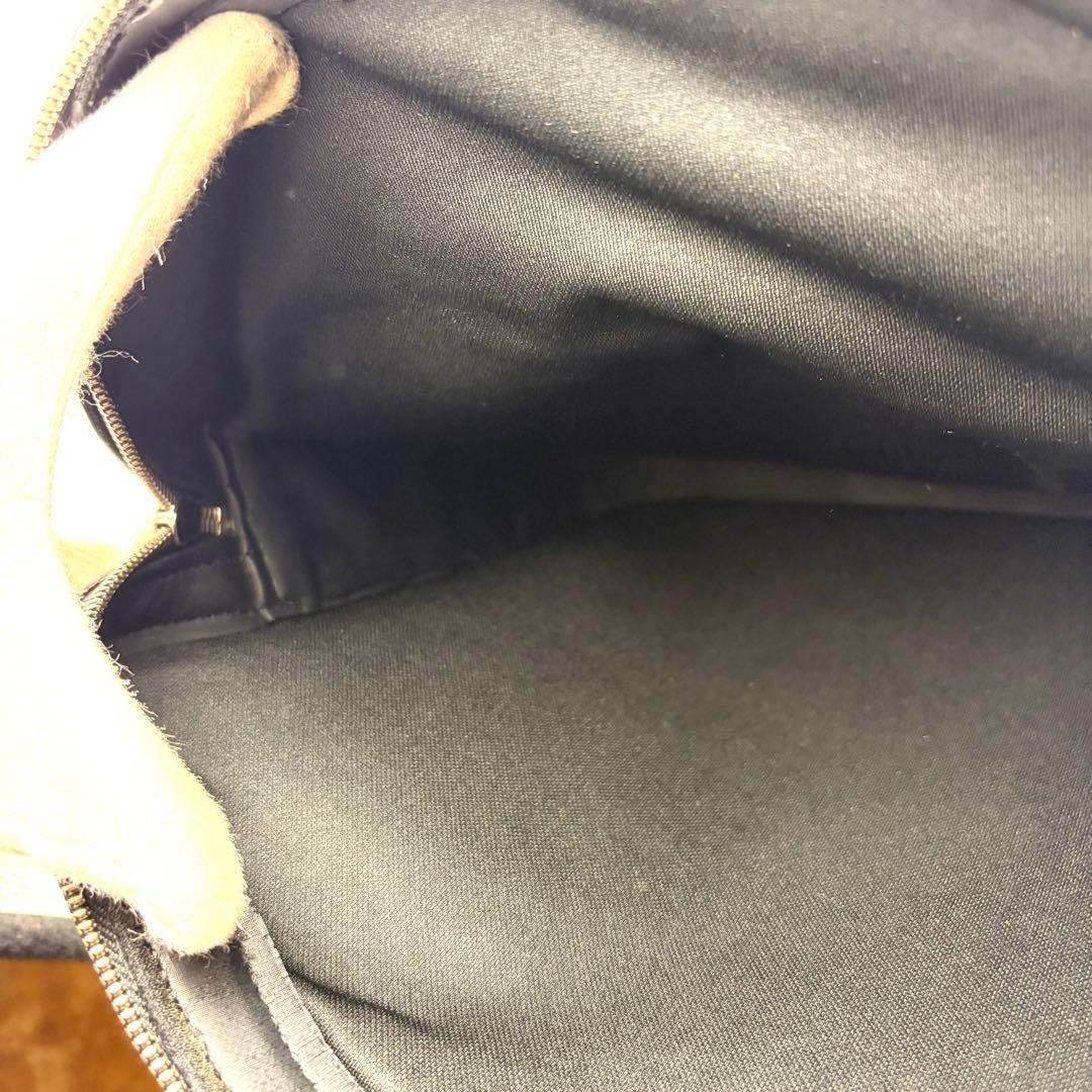 LOEWE Shoulder Bag Repeating Anagram with Pouch Leather Men Size 36x28cm