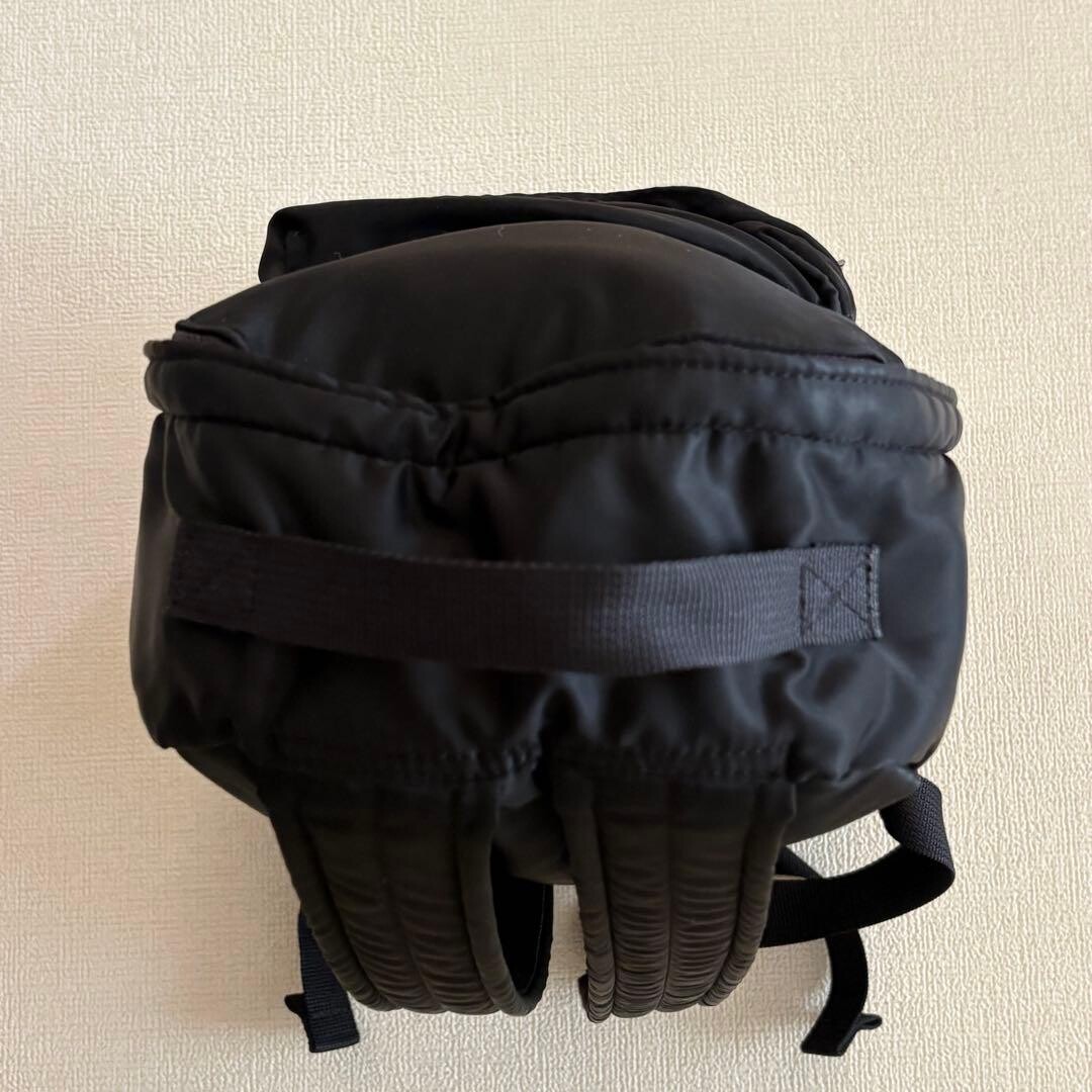 Porter Tanker Backpack Black Nylon Orange Lining Japan Mens Bag 43cm 232
