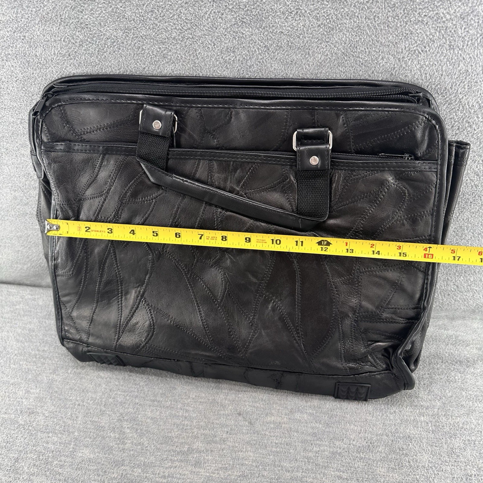 MAXAM – Genuine Lambskin Leather Briefcase 16″ PU2