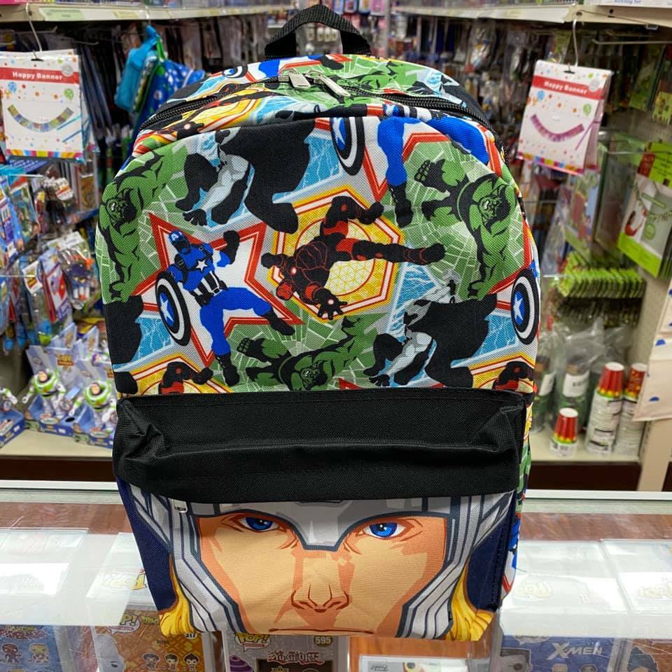 Marvel Avenger Thor All Printed 16″ Large Canvas Backpack School Book Bag