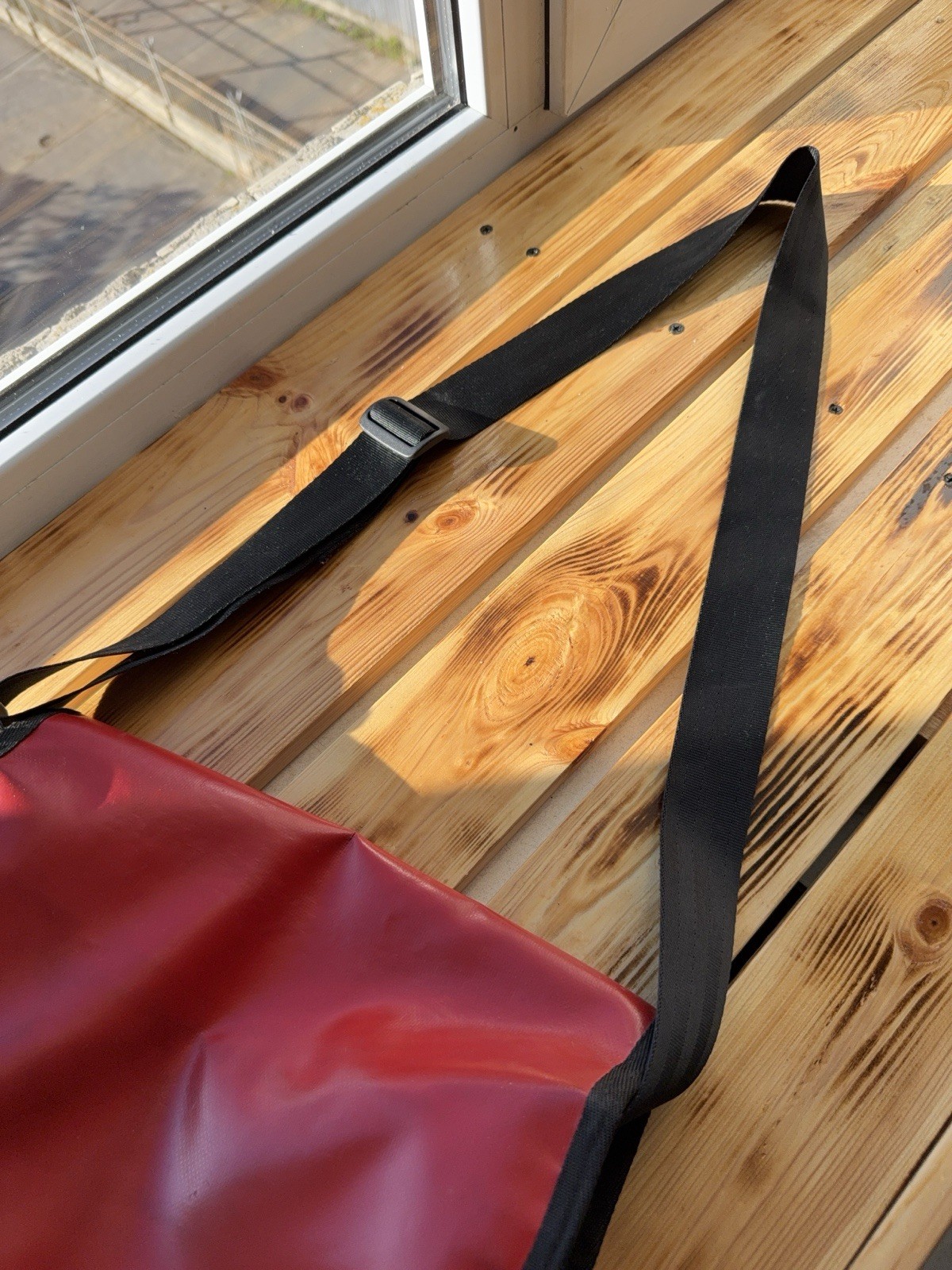 Vintage 00s Y2K Freitag Style Upcycled Tarp Messenger Bag Retro ECO 🌱