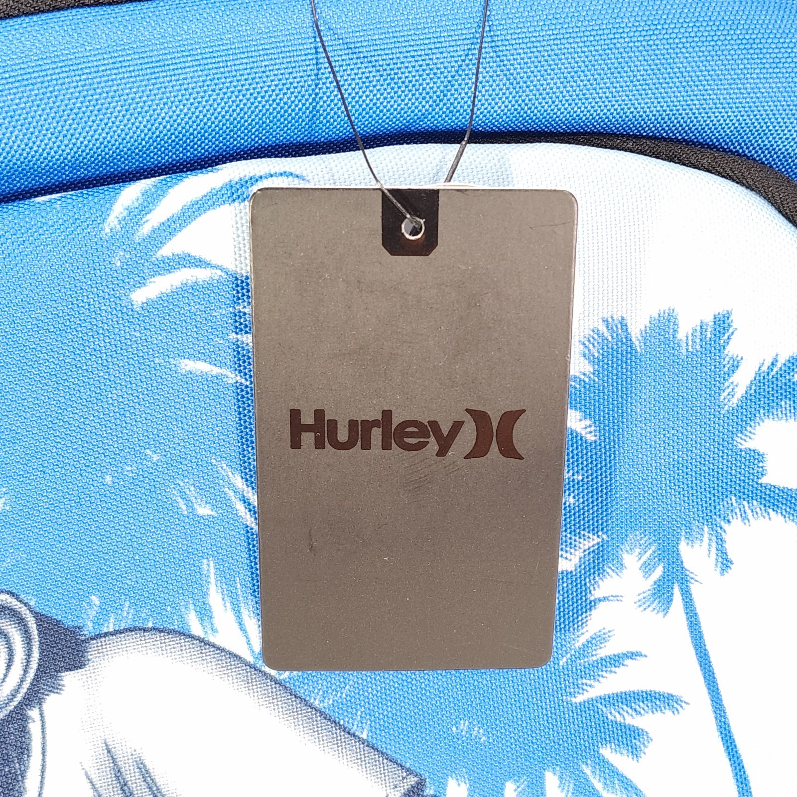 Hurley Backpack Skateboard Surfboard Monkey Blue 15″ Laptop Sleeve Tavel Bag NWT