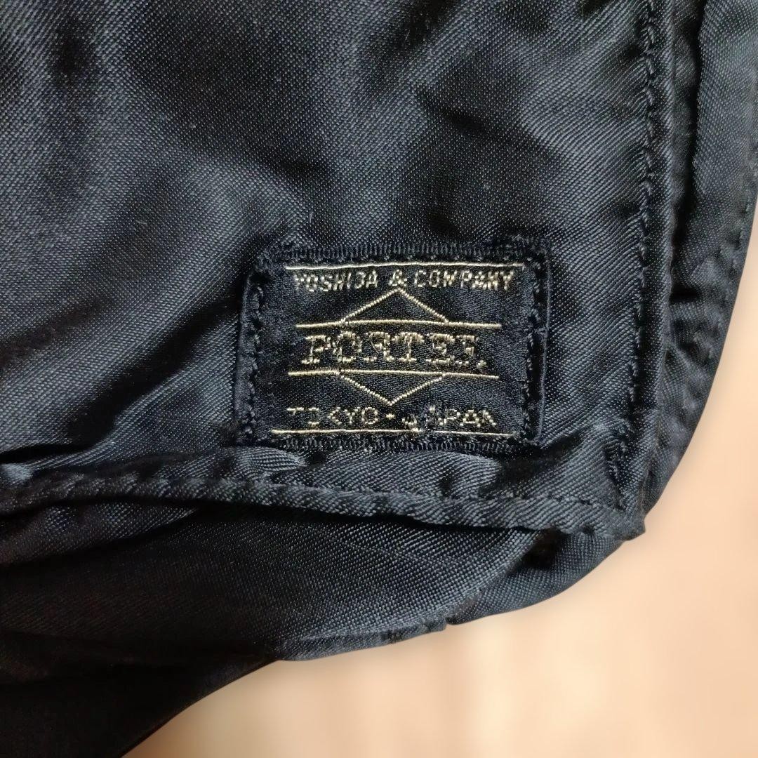 PORTER Yoshida TANKER Shoulder Bag L 2-Layer Black made in Japan Authentic