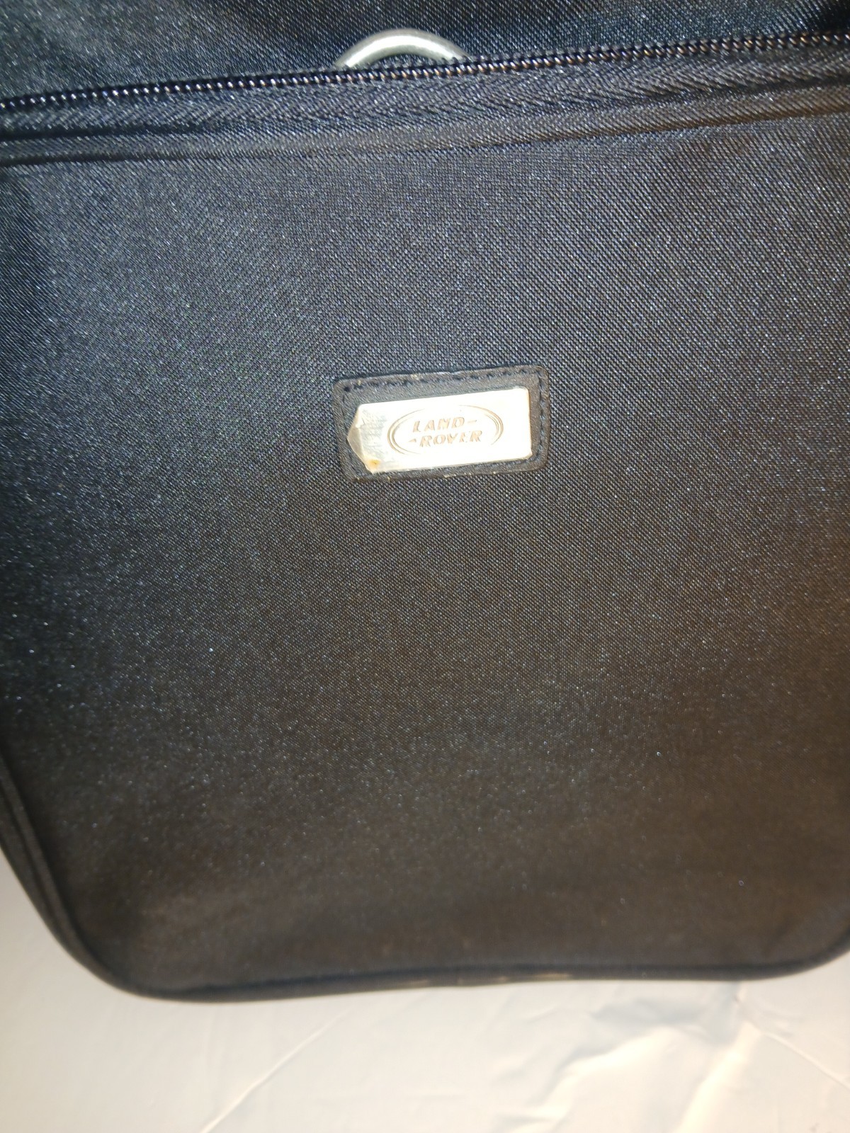 Land Rover Black Collapsible Duffel Tote Travel With Shoulder Strap