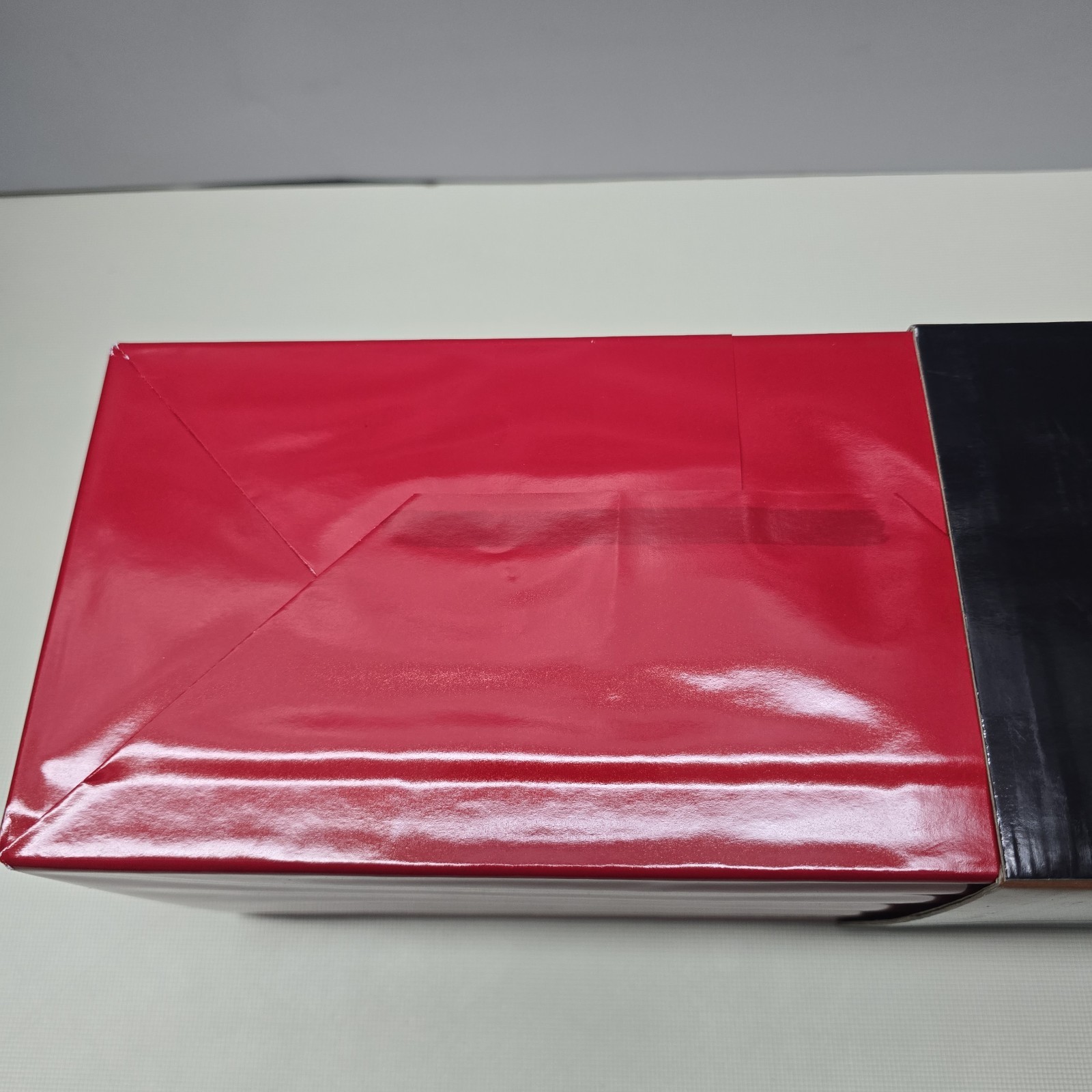 Roundtree & Yorke Mens Black Genuine Leather Duffle Shave Kit Bag NIB Vintage