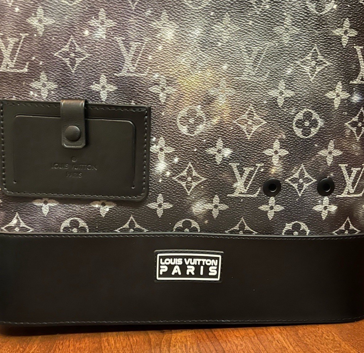 LOUIS VUITTON Monogram Galaxy Black Multicolor Alpha Backpack Limited Edition