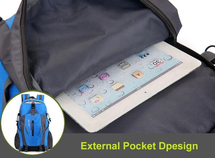 Travel Bag w/ Laptop Sleeve & Waist Shoulder Backpack For Men Women Camping Bag