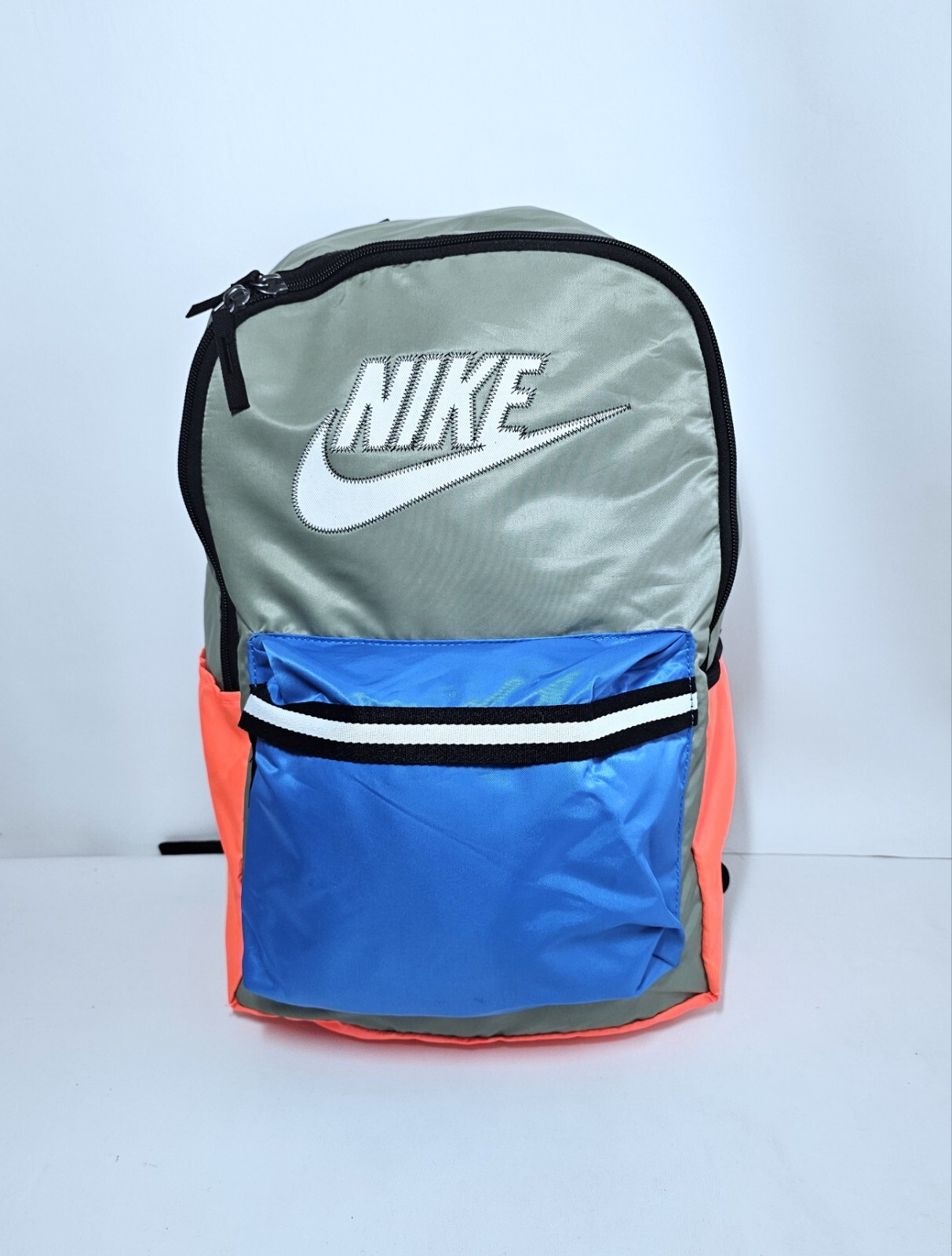 Nike Heritage Jersey Culture Backpack -Jade Stone, Photo Blue, Orange BA6092-371