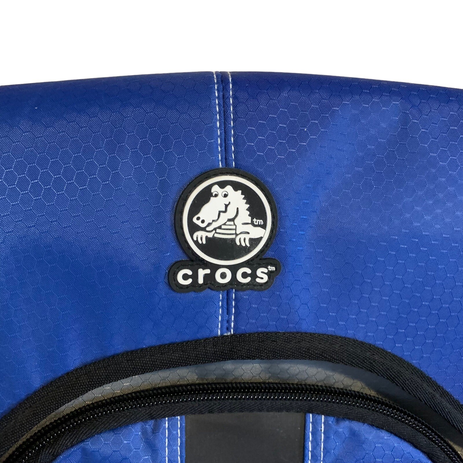 Crocs Bag Purse Messenger Computer Laptop Tablet Travel Adjustable Strap Blue