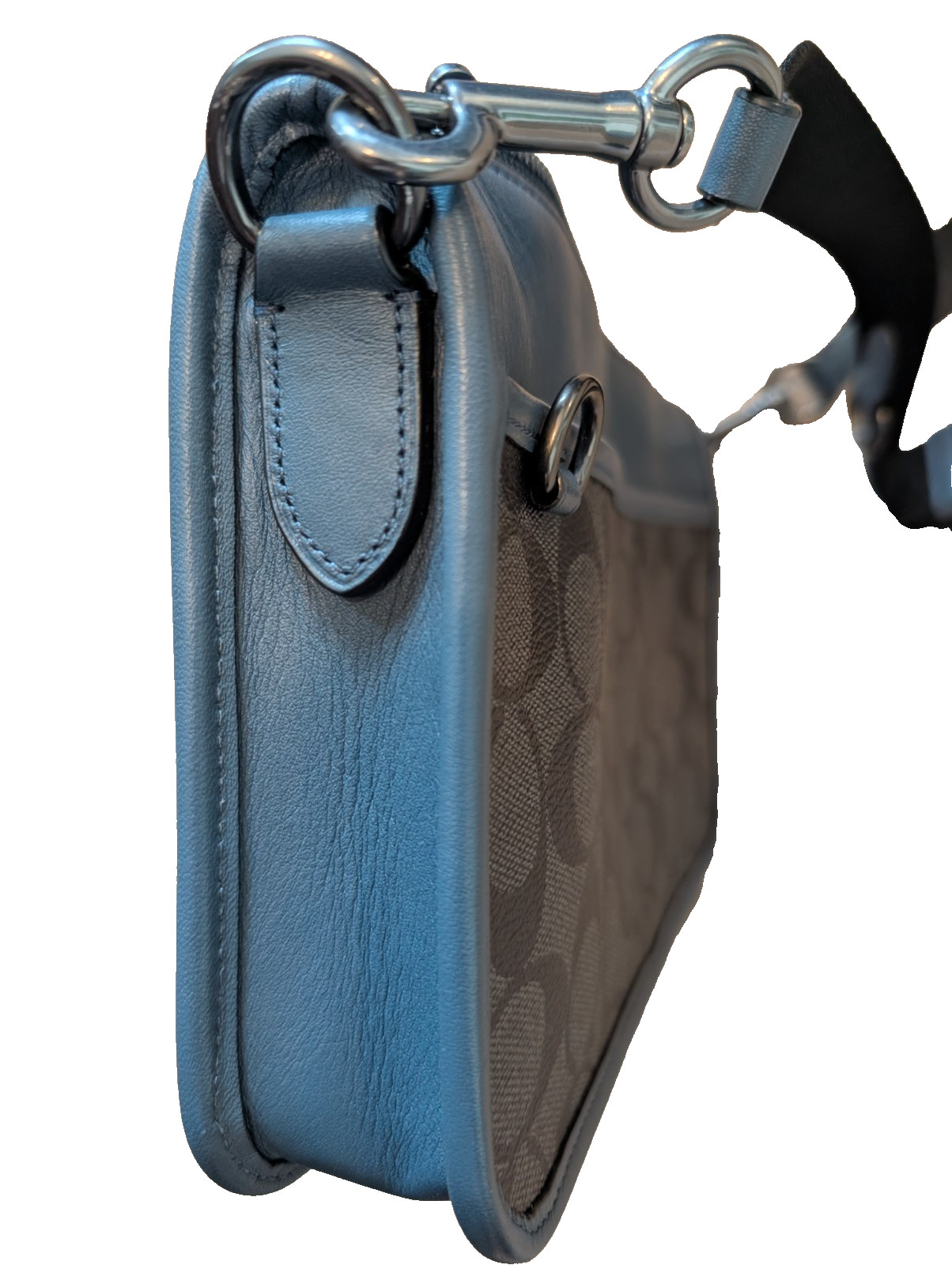 Coach Heritage Convertible Crossbody Shoulder Bag Leather Signature C8141