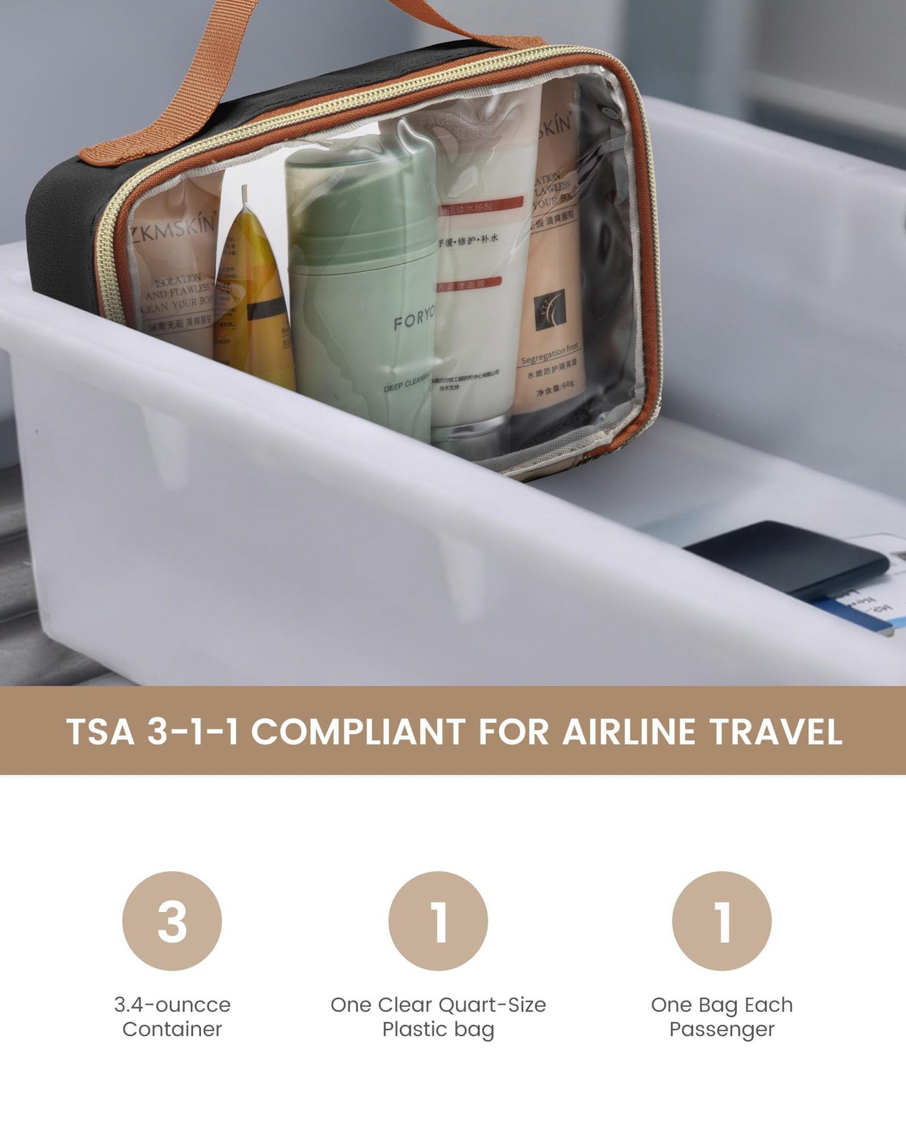 40L Travel Backpack Carry on Flight Approved,Personal Item Bag with 3 Packing…