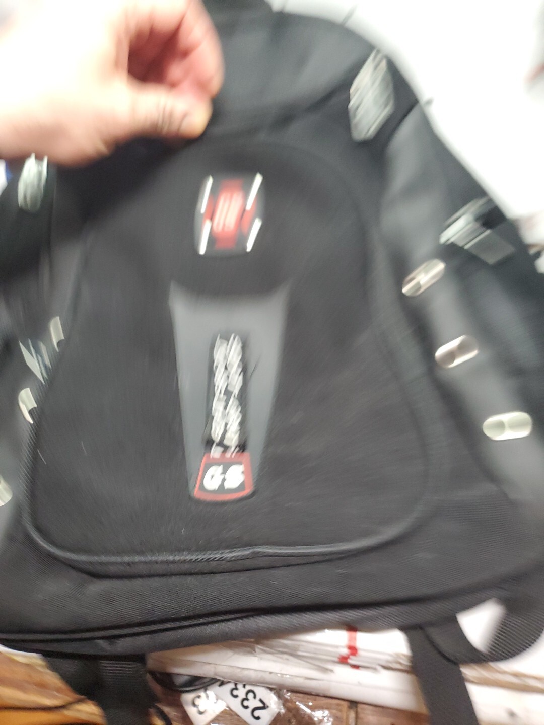 Swiss Gear Black Multi Pocket Laptop Computer Cushioned Backpack