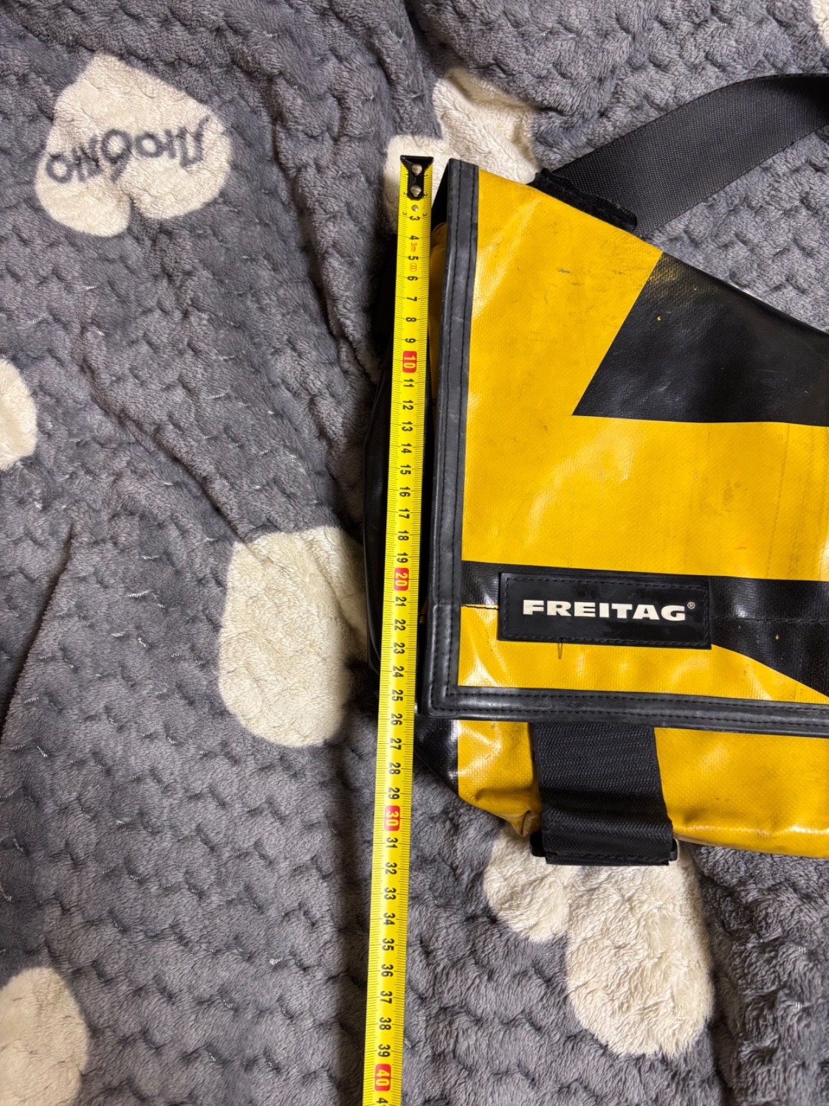 FREITAG KNIGHT Rider F31 RARE YELLOW × BLACK Messenger Crossbody Shoulder Bag