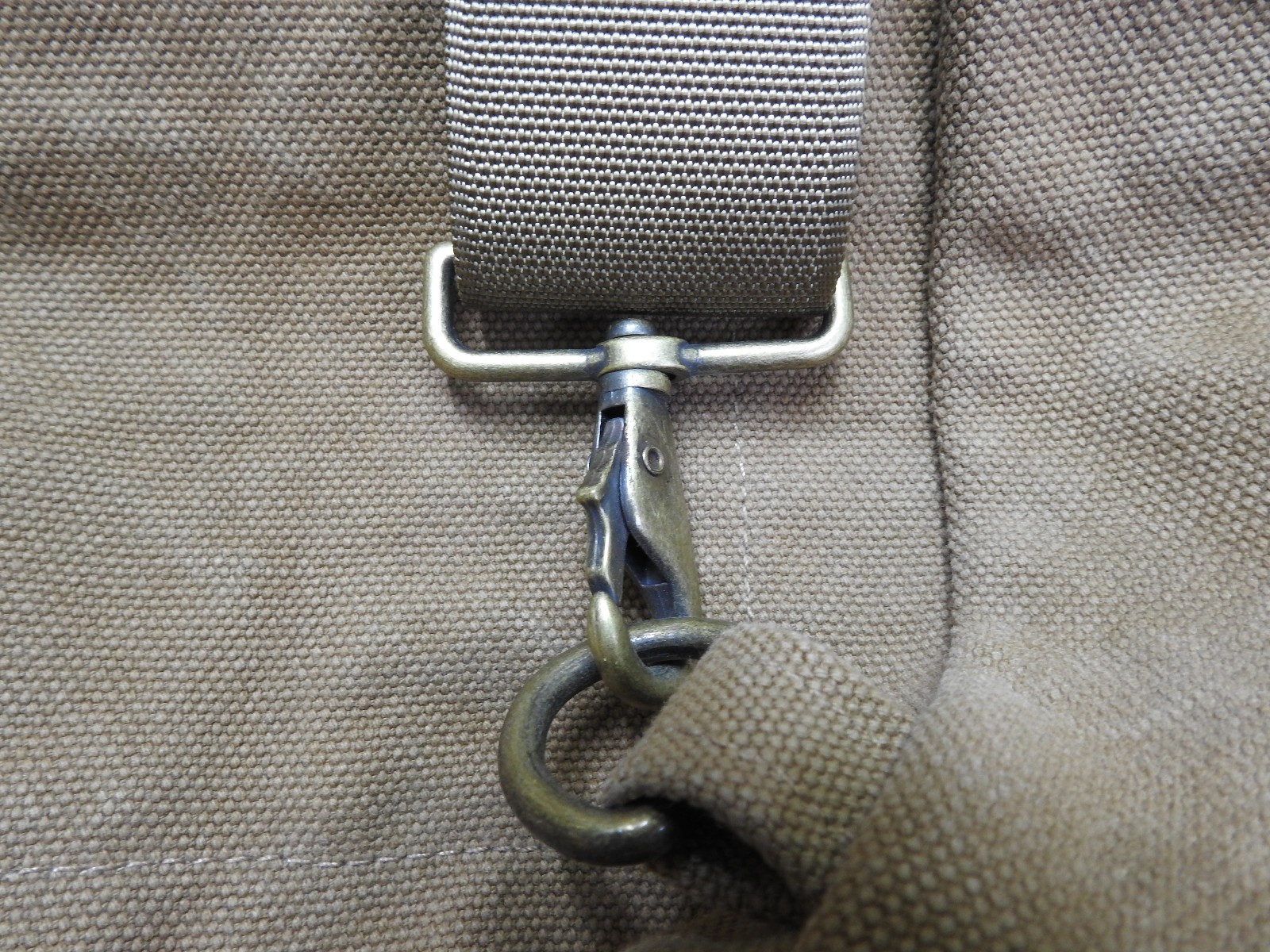 Filson Washed Canvas Cinch Pack | Tan | Made in USA | Discontinued | Rare NWT