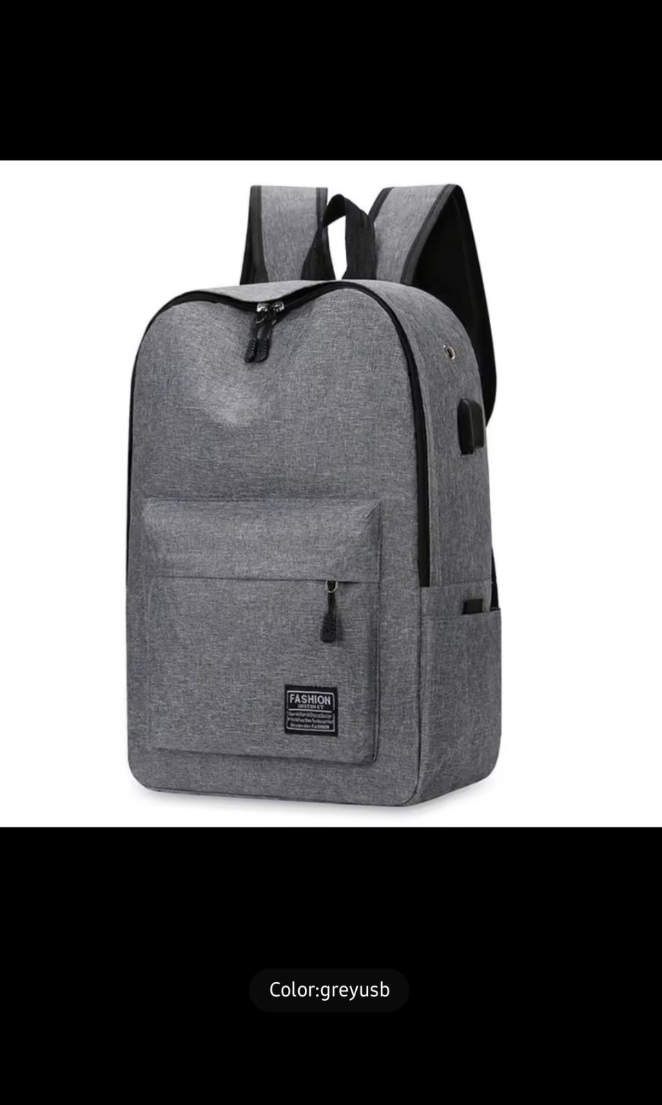 Men’s Minimalist Backpack Large Capacity Laptop School Bag Durable & Washable