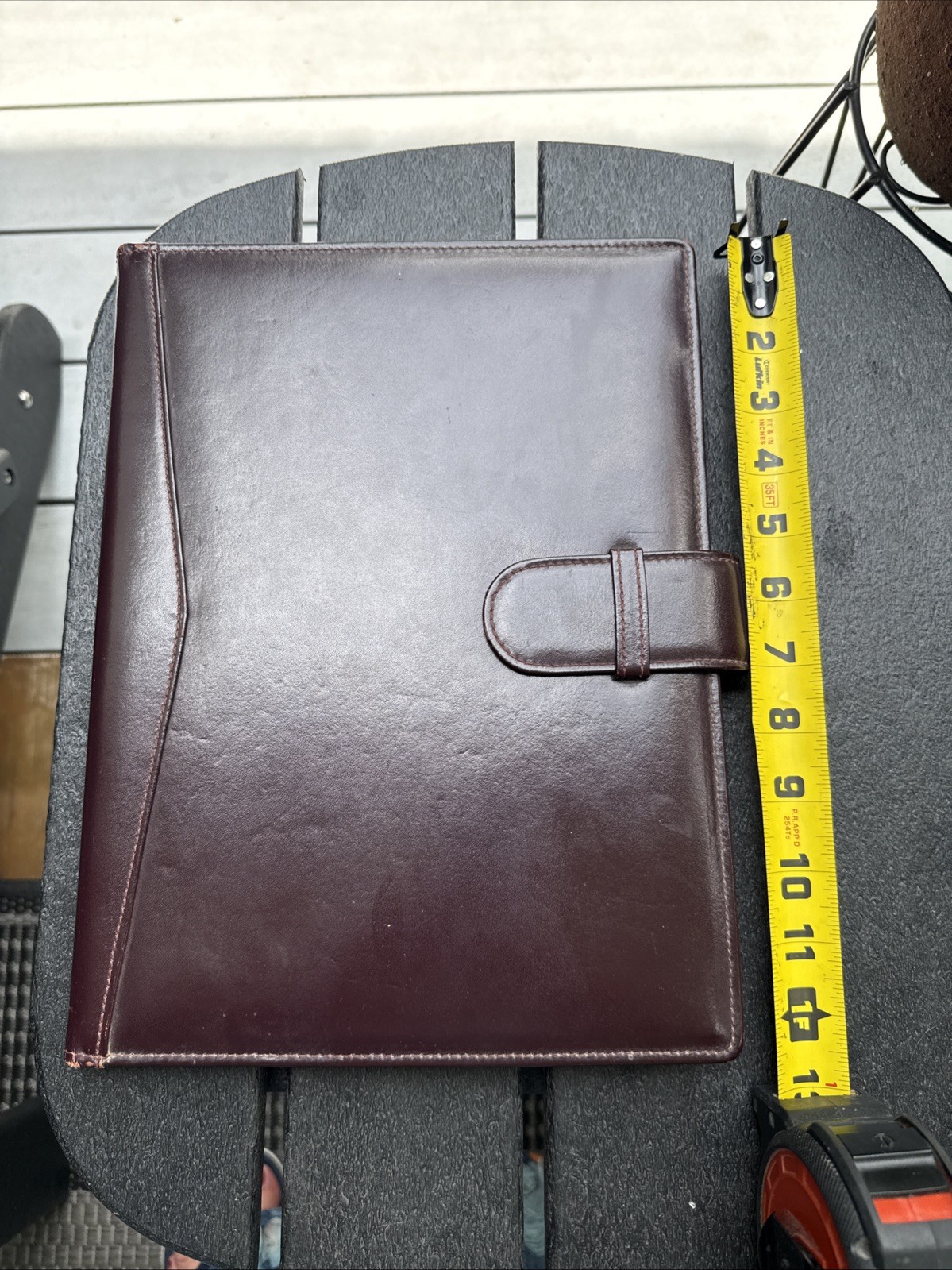 Vintage Brown Leather Portfolio 12.5″ x 9.5″