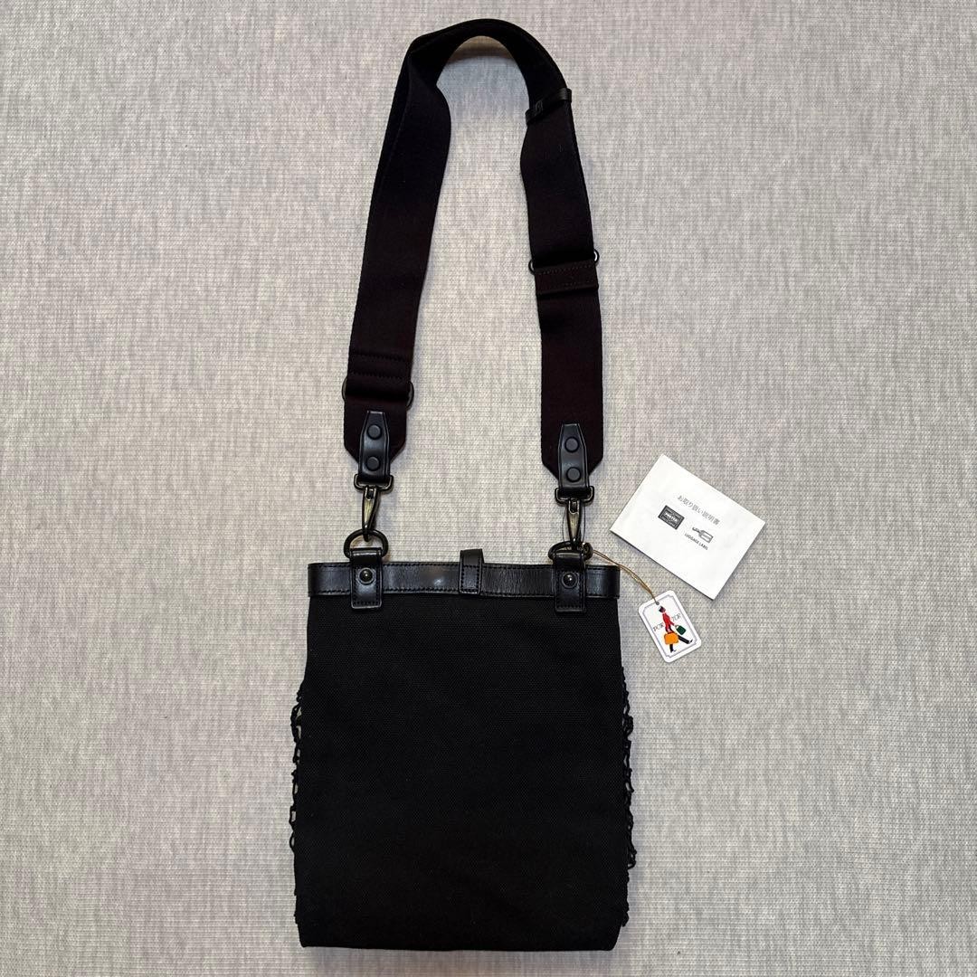 Brand new with tag PORTER Fisherman Shoulder Bag Yoshida Bag Black