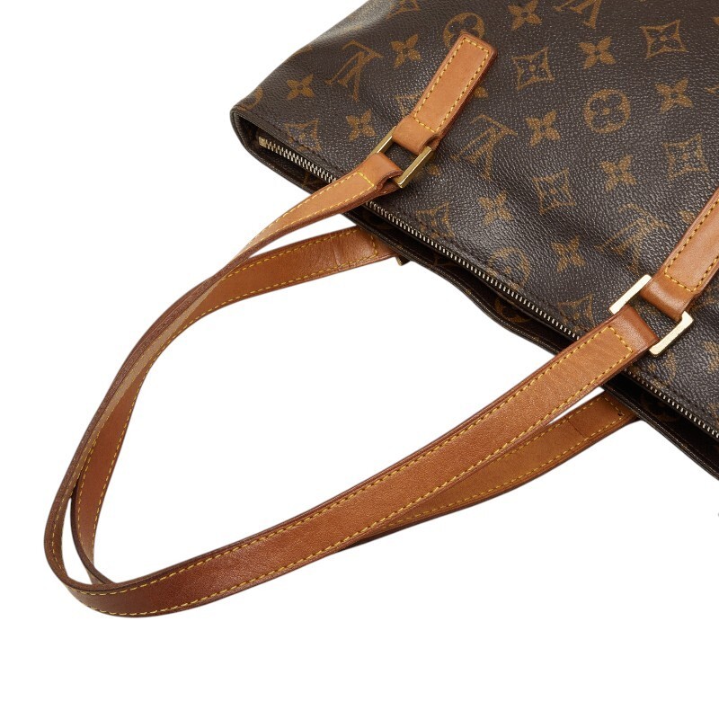 Louis Vuitton Monogram Cabas Piano Tote Bag M51148 Brown PVC Leather Women’s