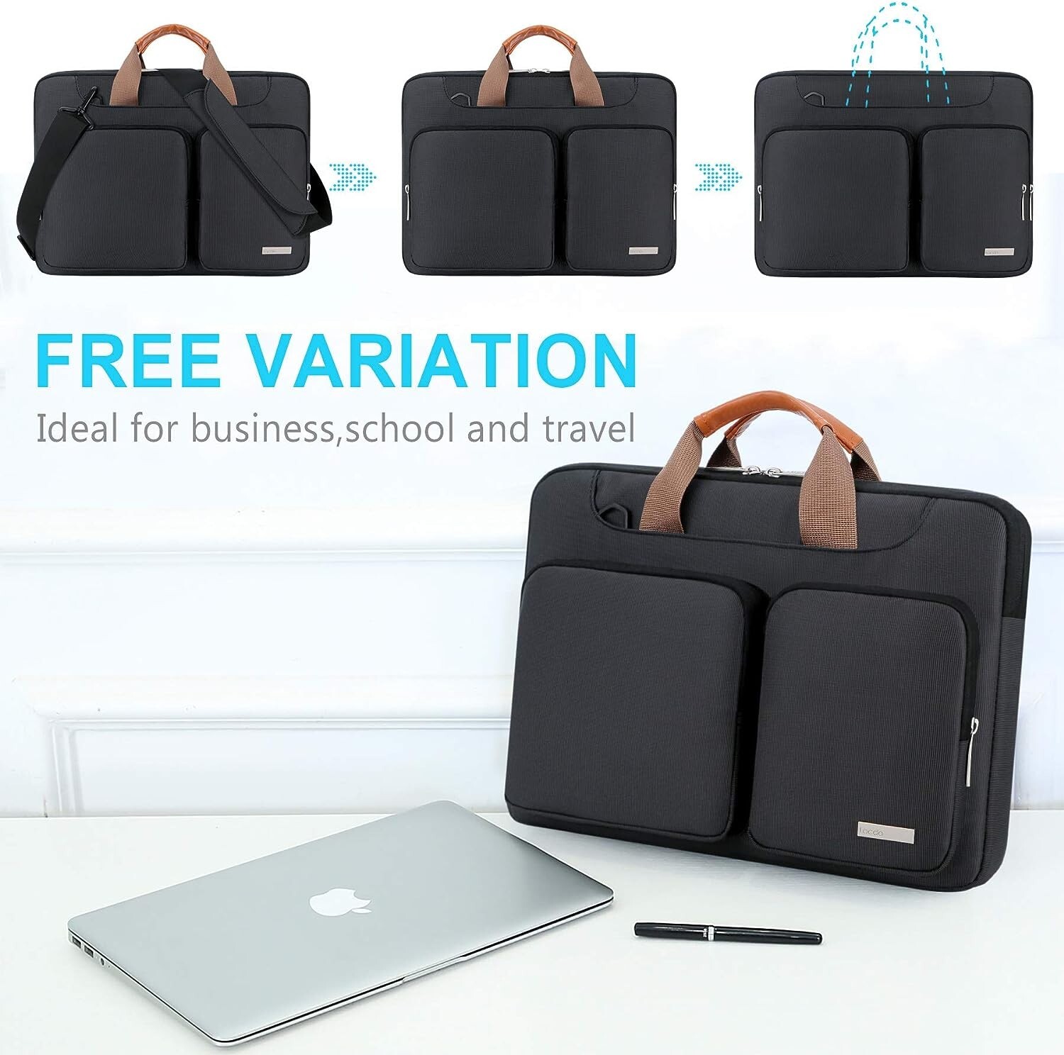 Protective Laptop Shoulder Bag Sleeve Case for 15 inch New MacBook Air M2 2023 A