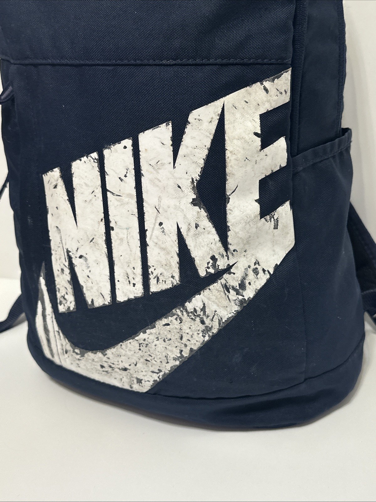 Nike Elemental Backpack HBR DD0559-010 Blue White 21L Sport School 17” X 11” Zip