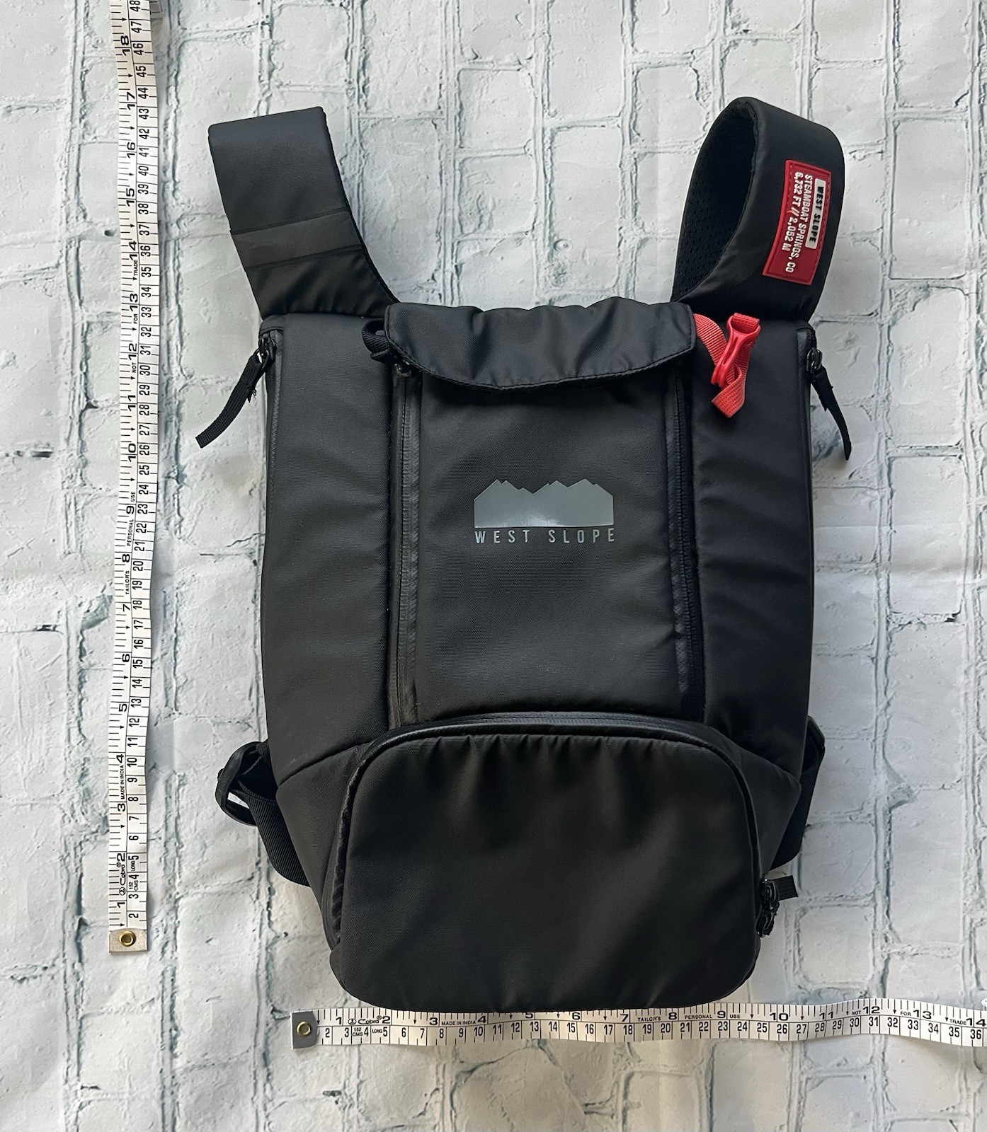 West Slope Chest Pack Black Steamboat Springs Colorado Hiking Outdoors Active