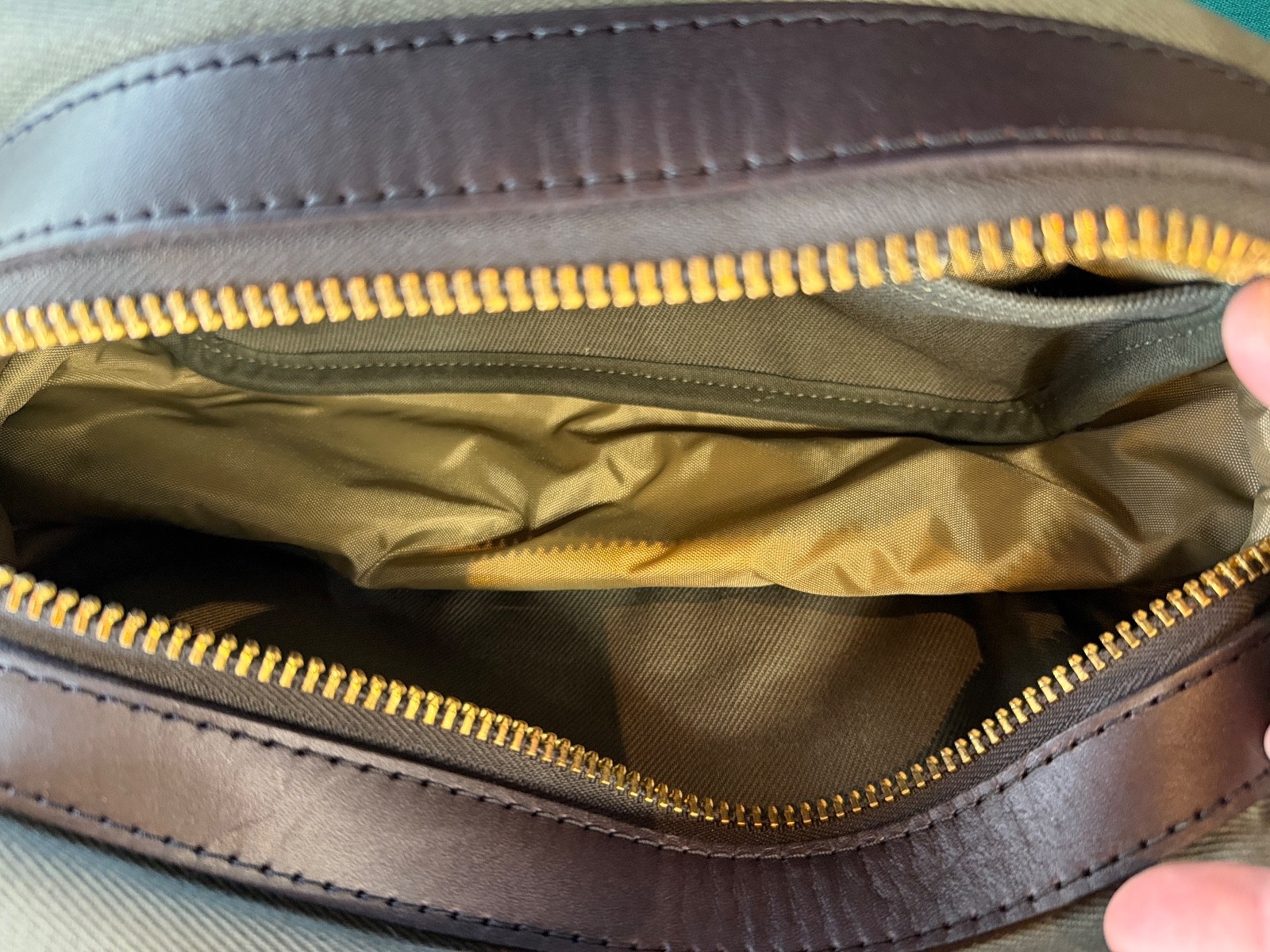 FILSON RUGGED TWILL TRAVEL DOPP KIT #11070218 Otter Green 2nd