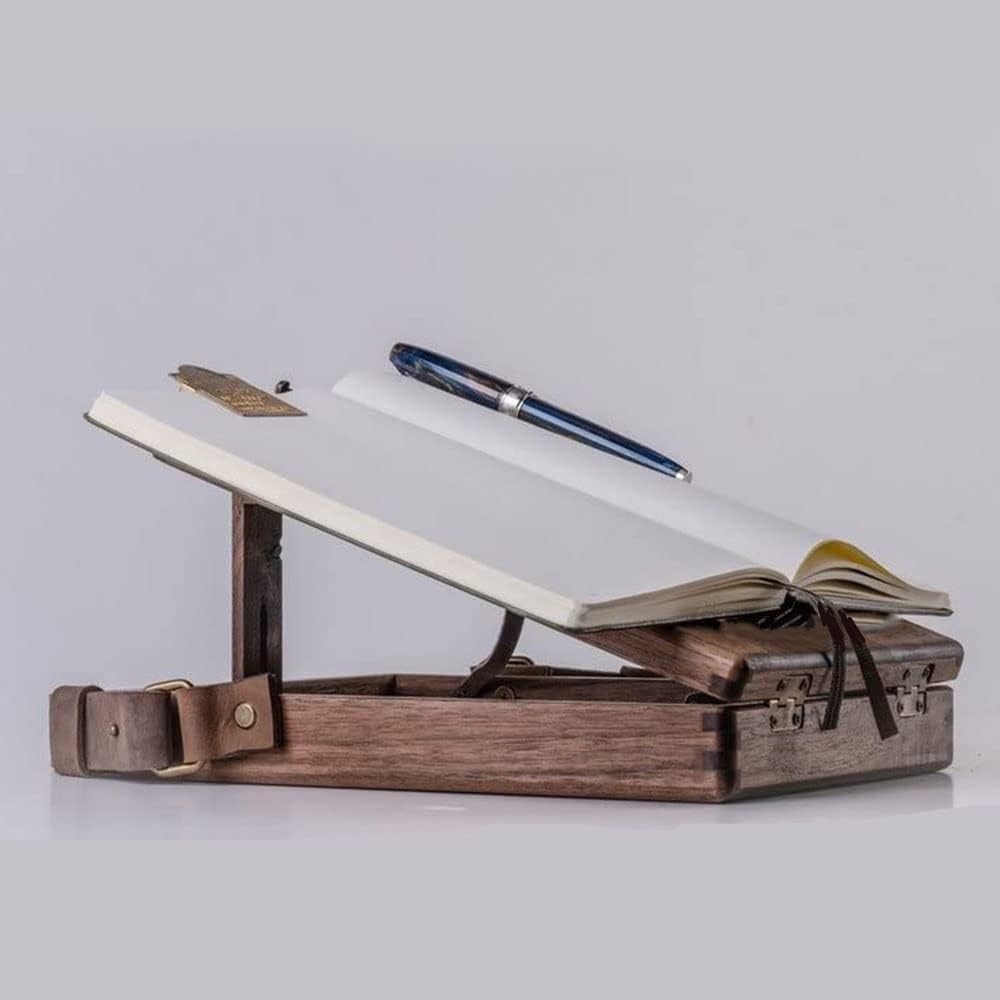 Writers Messenger Wood Box Multifunctional Wooden Handmade Crossbody Postman …