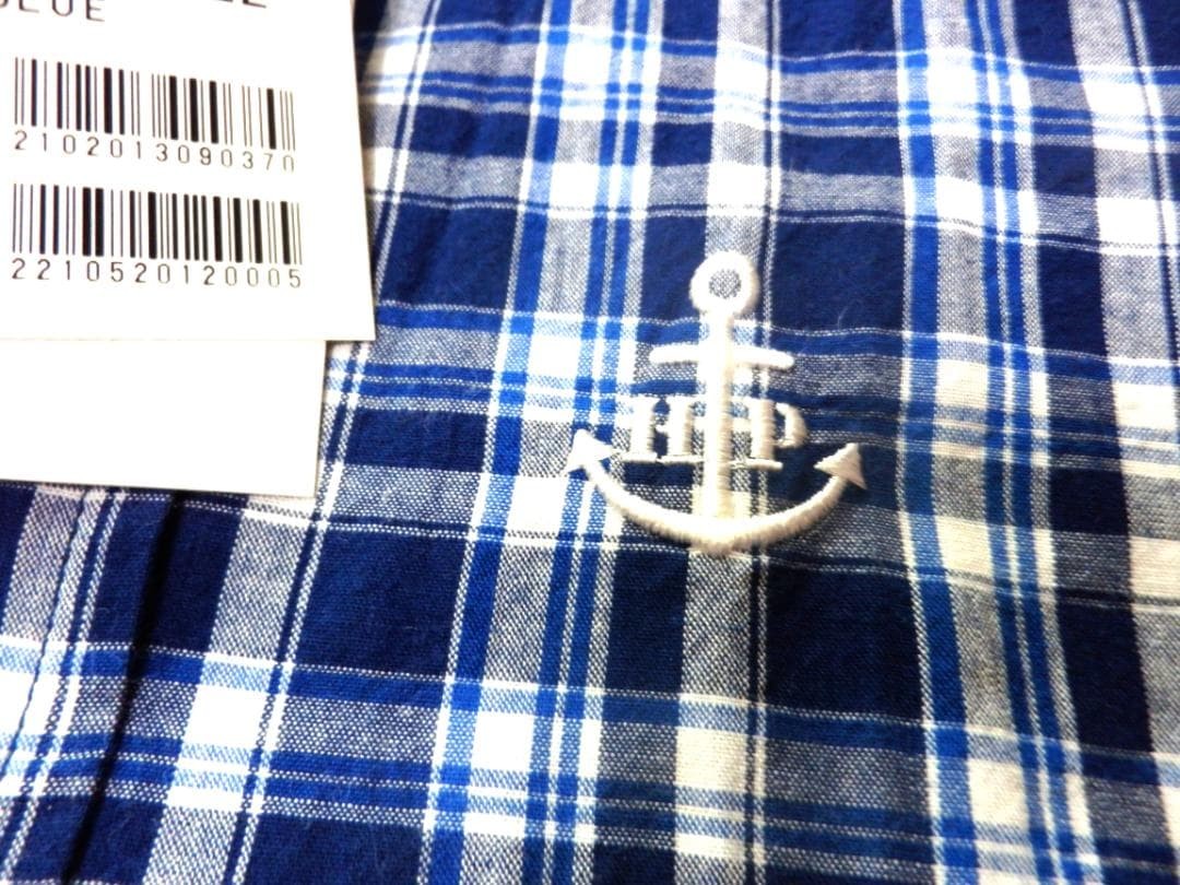 Rare New Head Porter Plus Madras Style Material Short Sleeve Shirt